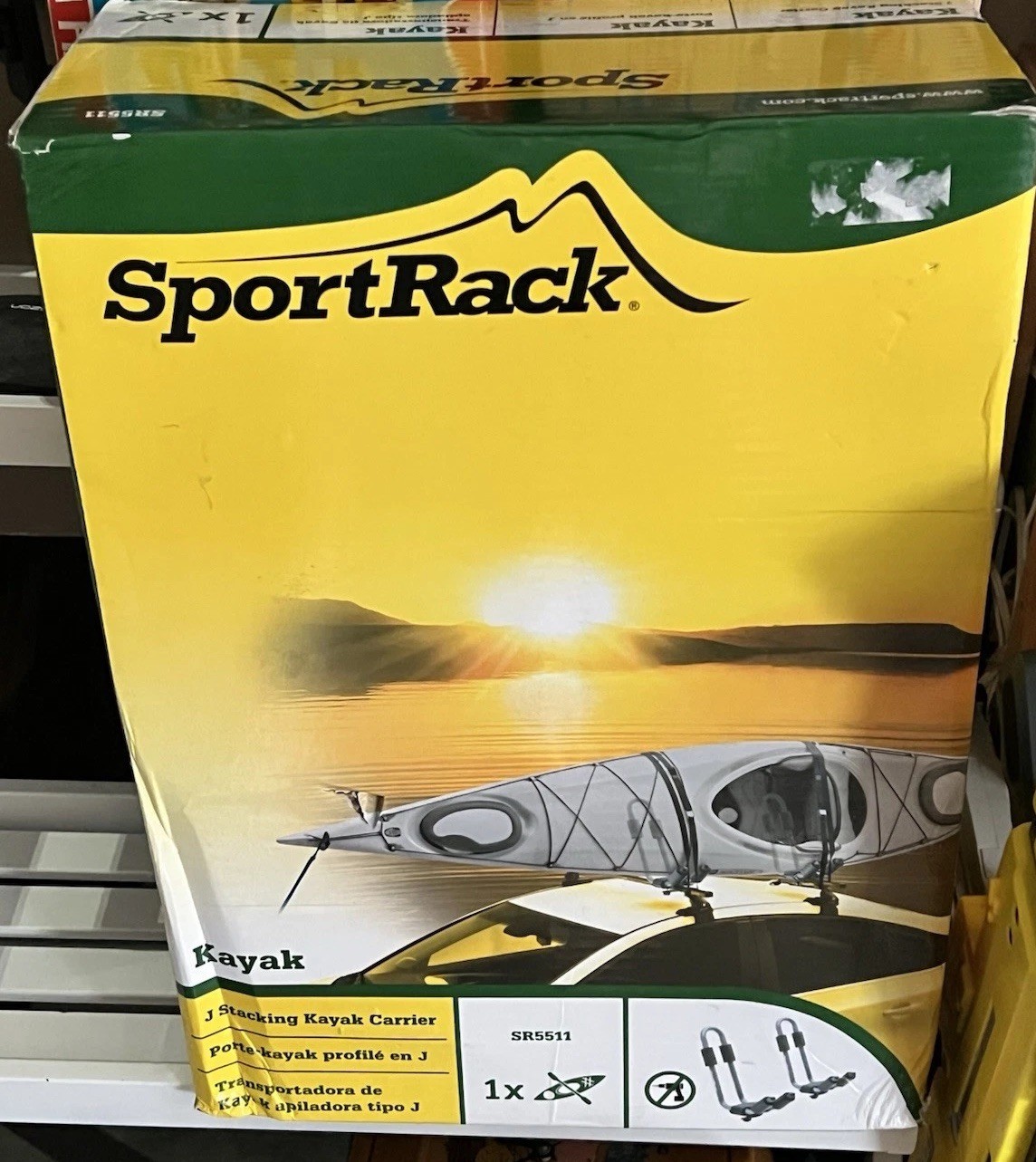 SportRack SR5511 J Stacking Kayak Carrier NEW Vehicle Top In box