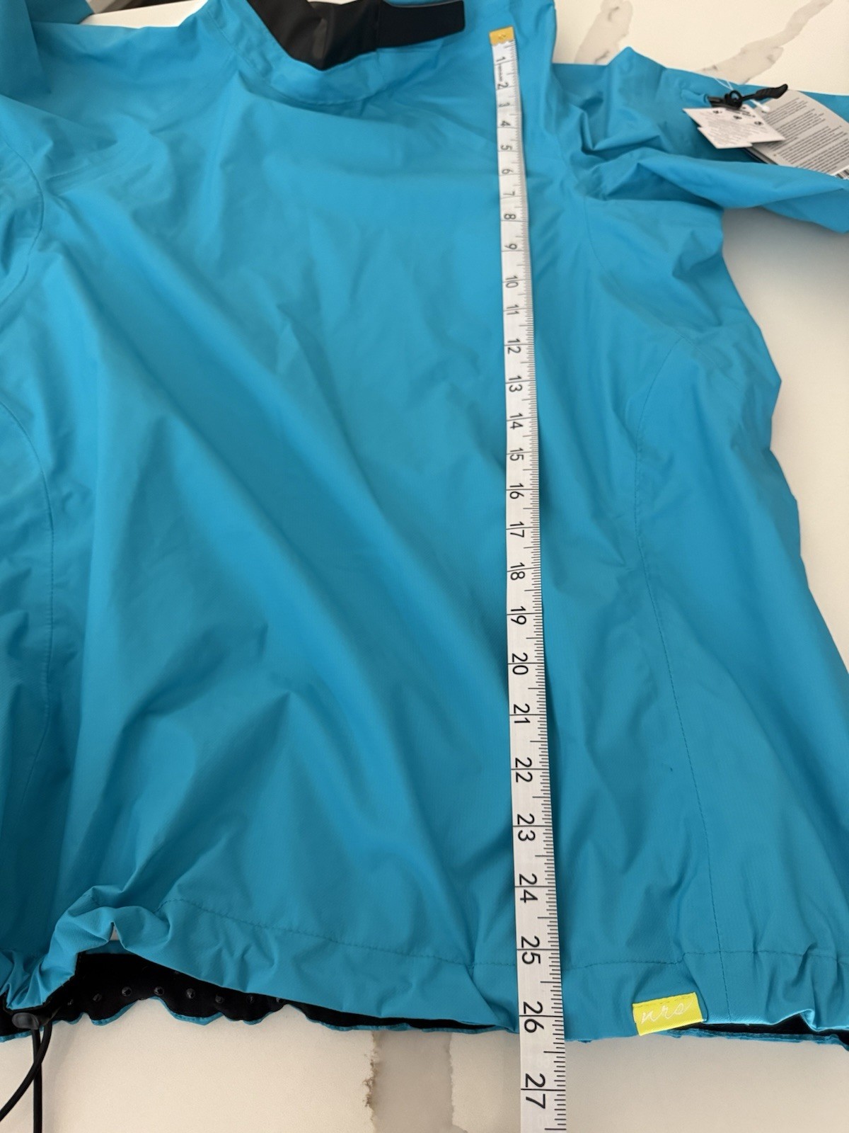 NRS Women’s Large Blue Waterproof Hyprotex Splash Jacket for Kayaking – New!!