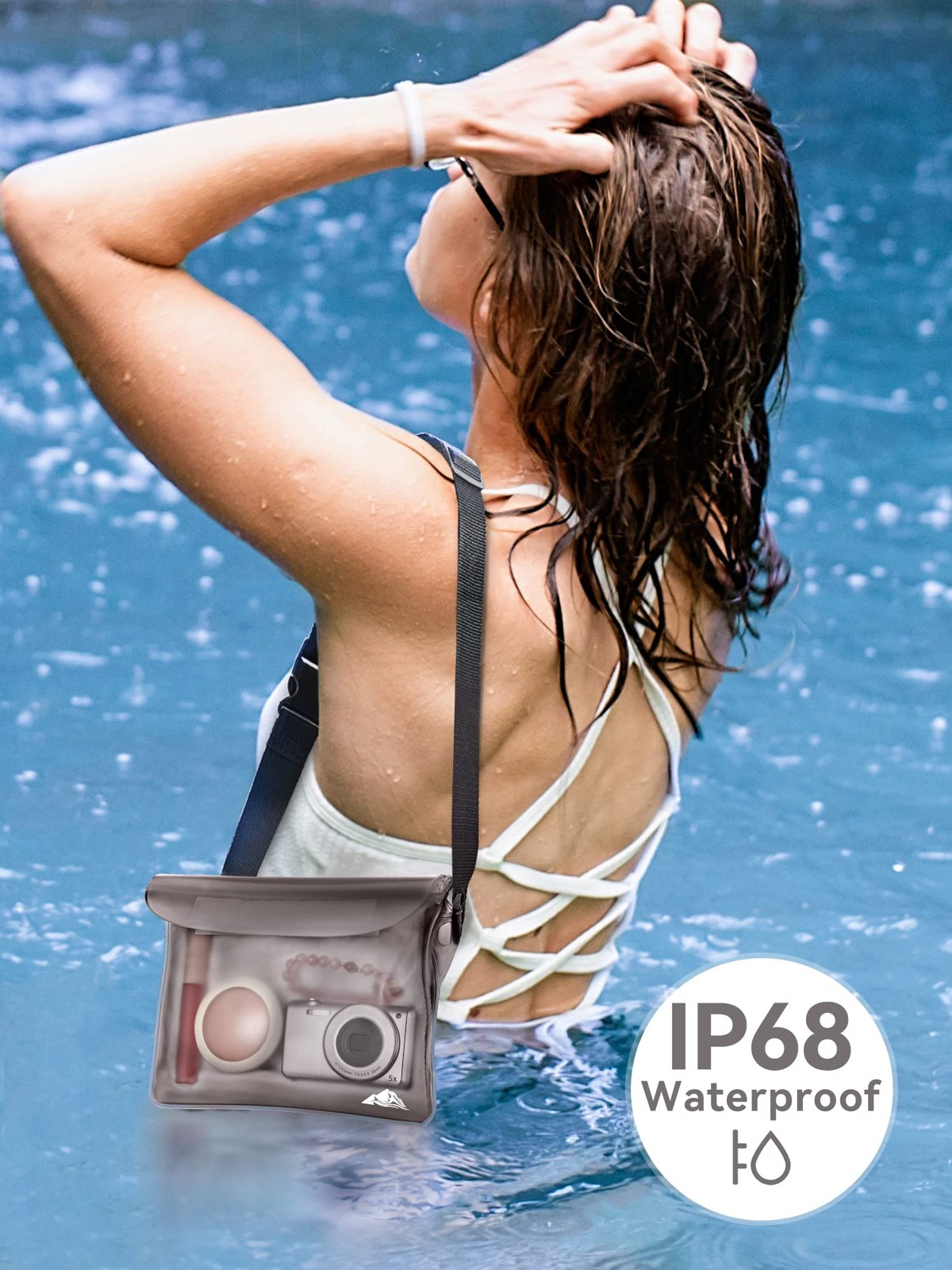 HEETA Waterproof Fanny Pack, Waterproof Pouch Dry Bag 2/3/4 Pack for Phone Pa…