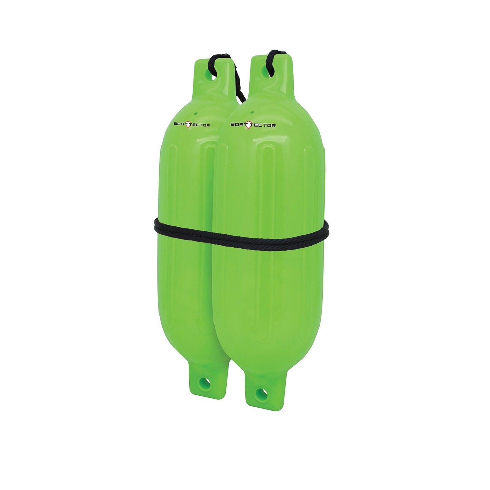 Inflatable Boat Fenders 2-Pack – 4.5″ x 16″, Neon Green, Durable Protection
