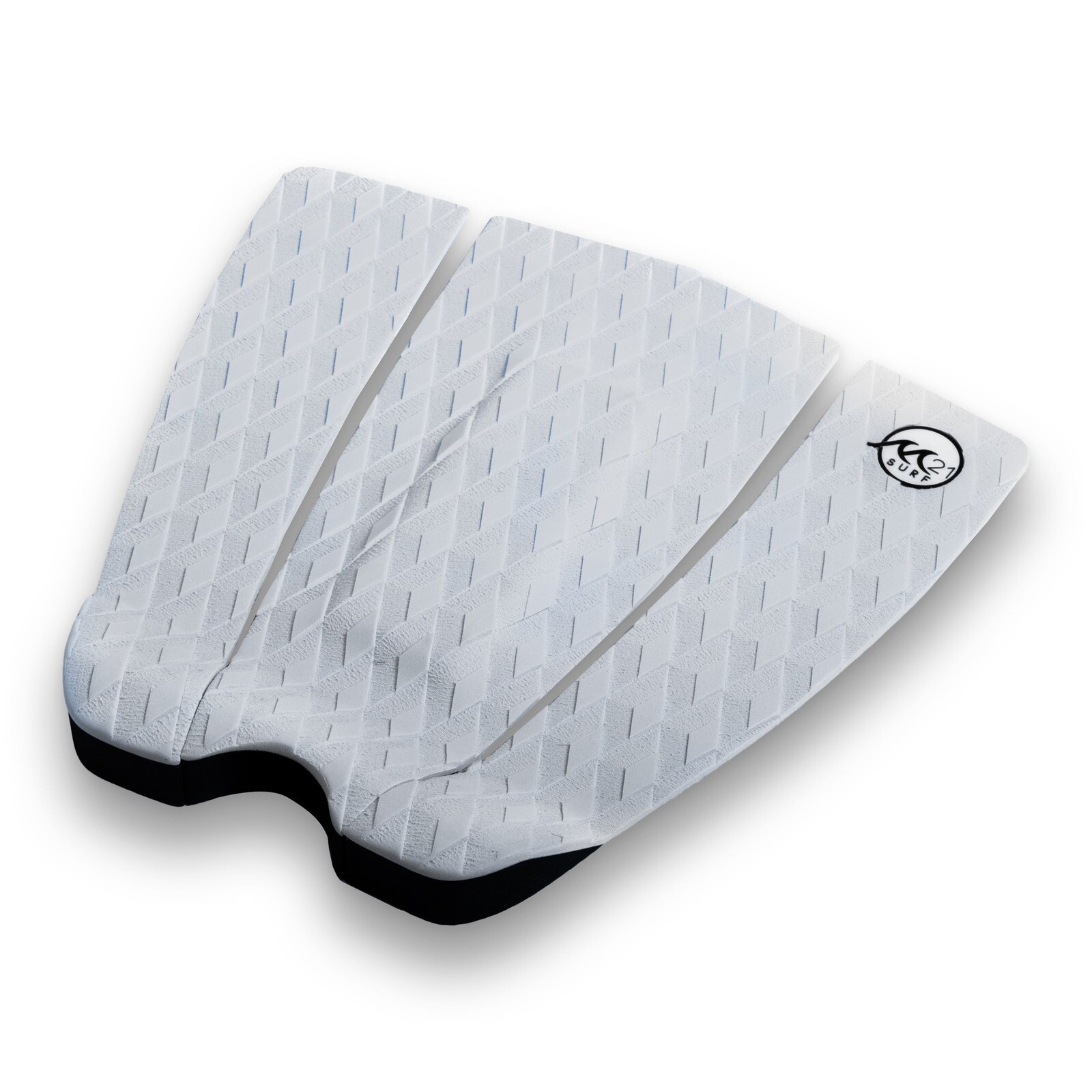 M21 Surf Surfboard Traction Pad – 3 Piece Diamond White | Skimboard | Shortboard