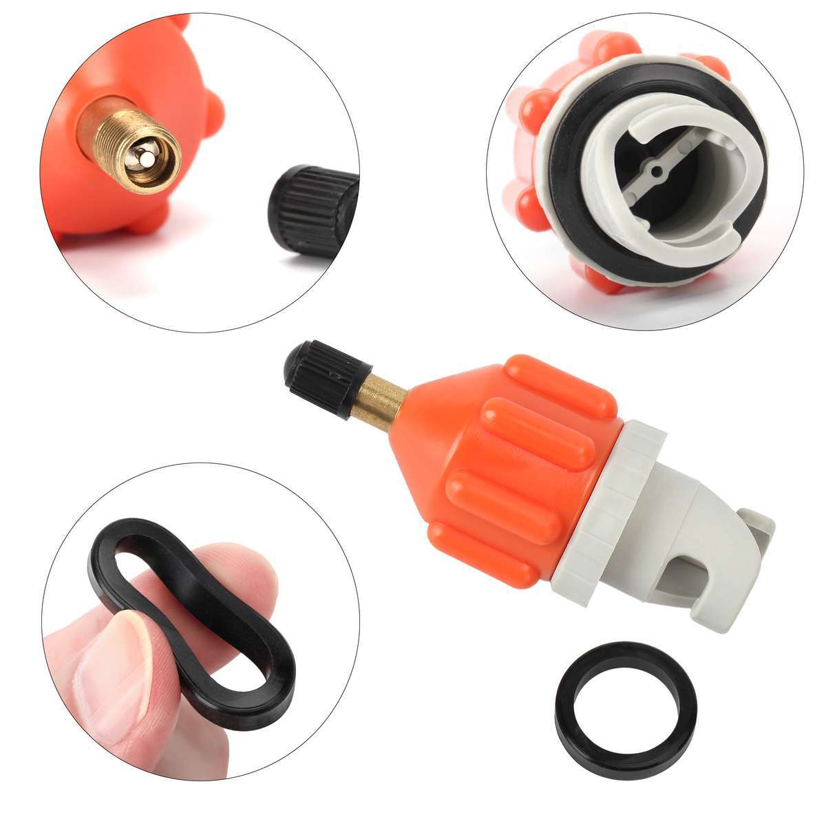Sup Electric Pump Adapter Air Valve For Canoe Kayak Paddle Board Inflatable Boat