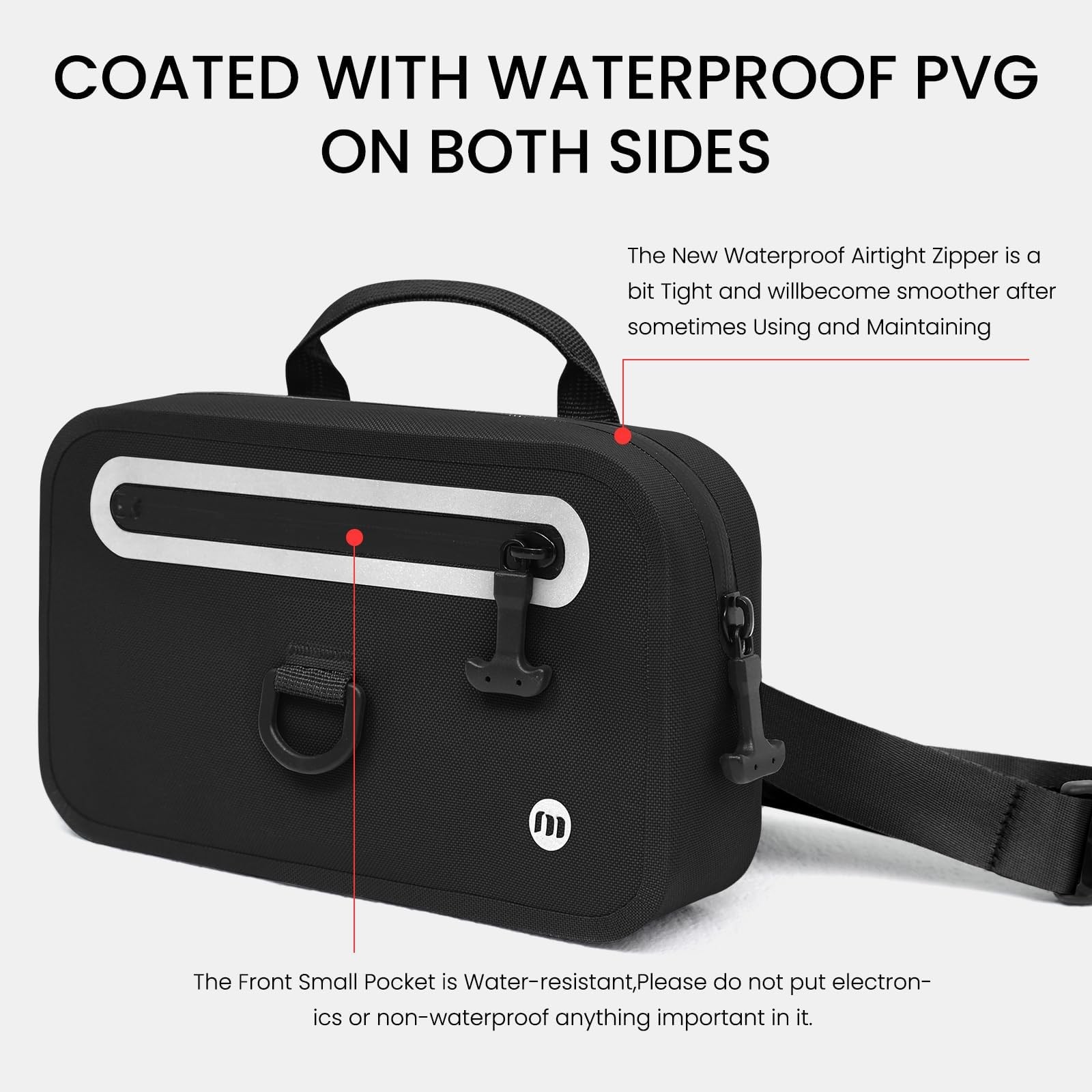 Floating Waterproof Fanny Pack with Extra-Long Adjustable Belt – Secure Water…