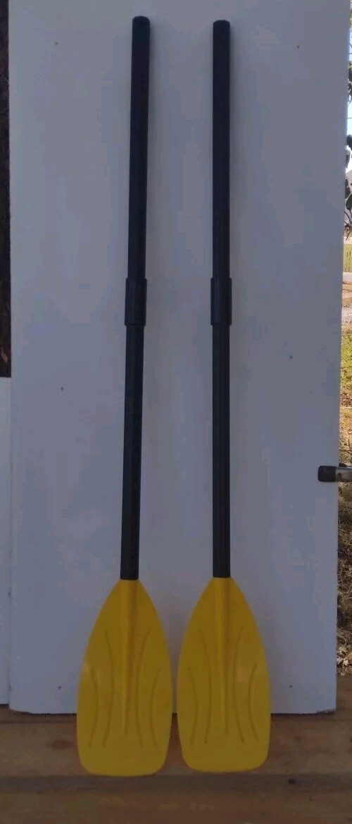 48″ Collapsible Intex Paddles Ribbed French Oars for Inflatable Boat Etc. Unused