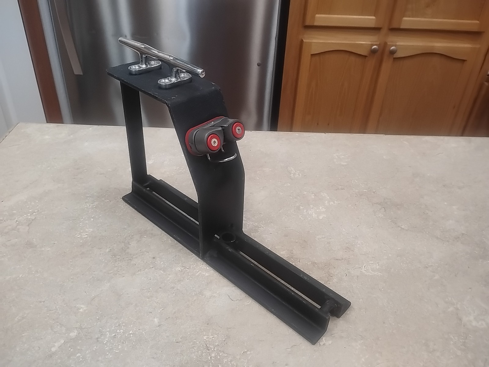 Cleat System With Harken Premium Sailing Cam + Mount + Standard 6″ Cleat