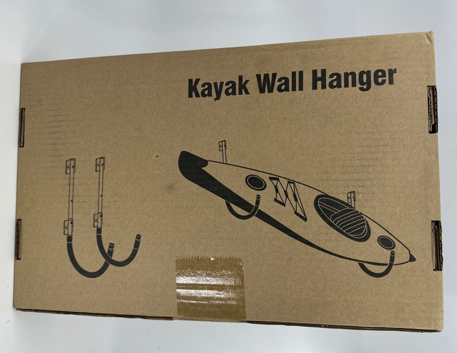 17.3 x 10.8 x 3.3in Mr Hardware Kayak Wall Hanger Indoor Storage Rack. 2.4kg