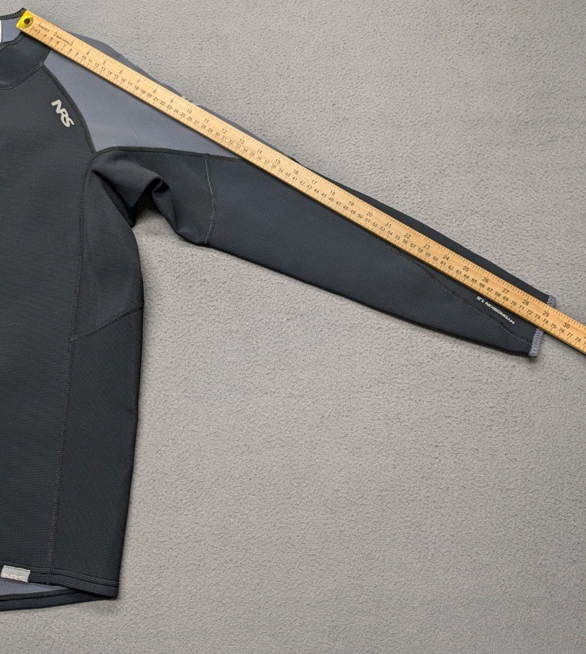 NRS Men’s Hydroskin 1.5 Neoprene Paddling Jacket Size Medium Cold Water Kayak