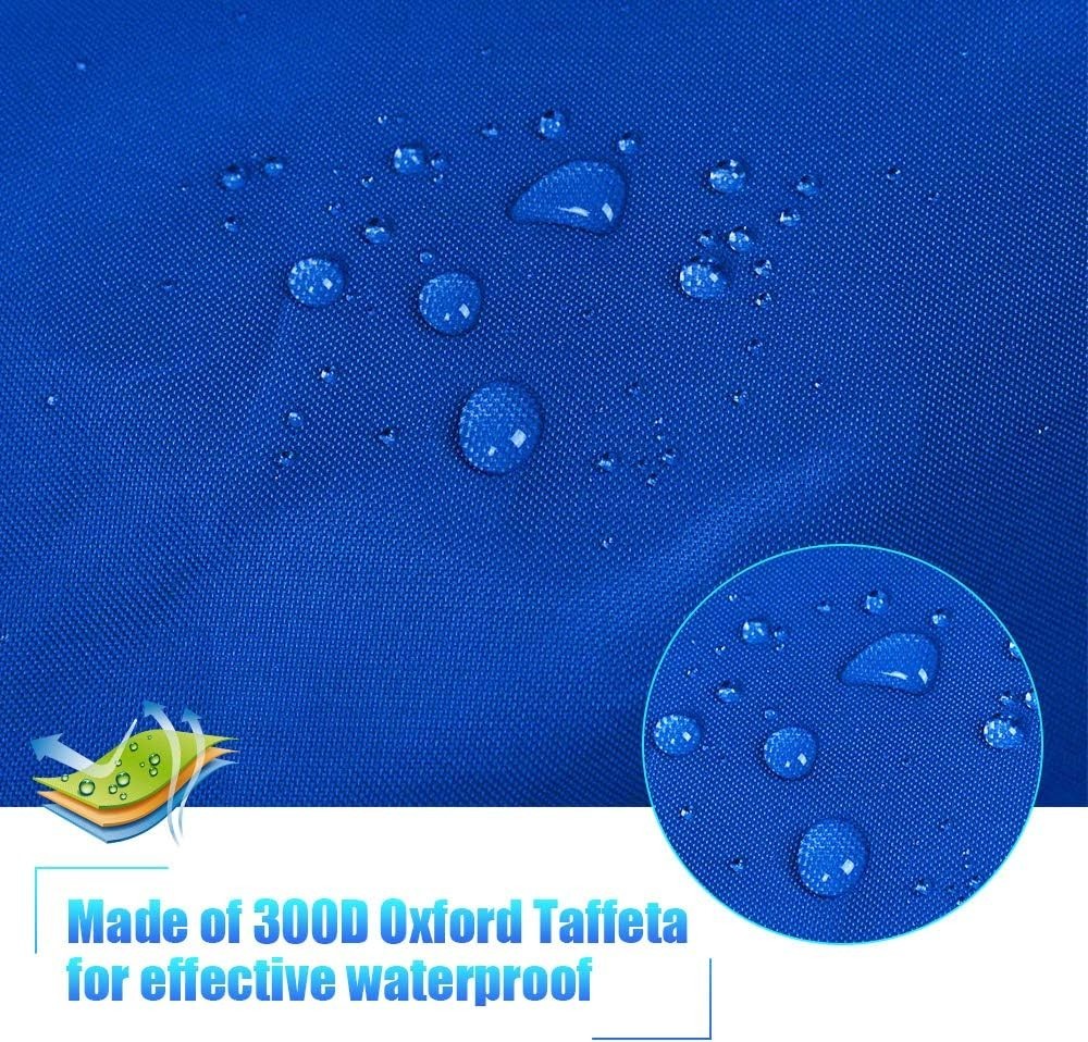 Waterproof Dark Blue Kayak Cover with Drawstring Bag – All-Season Protection