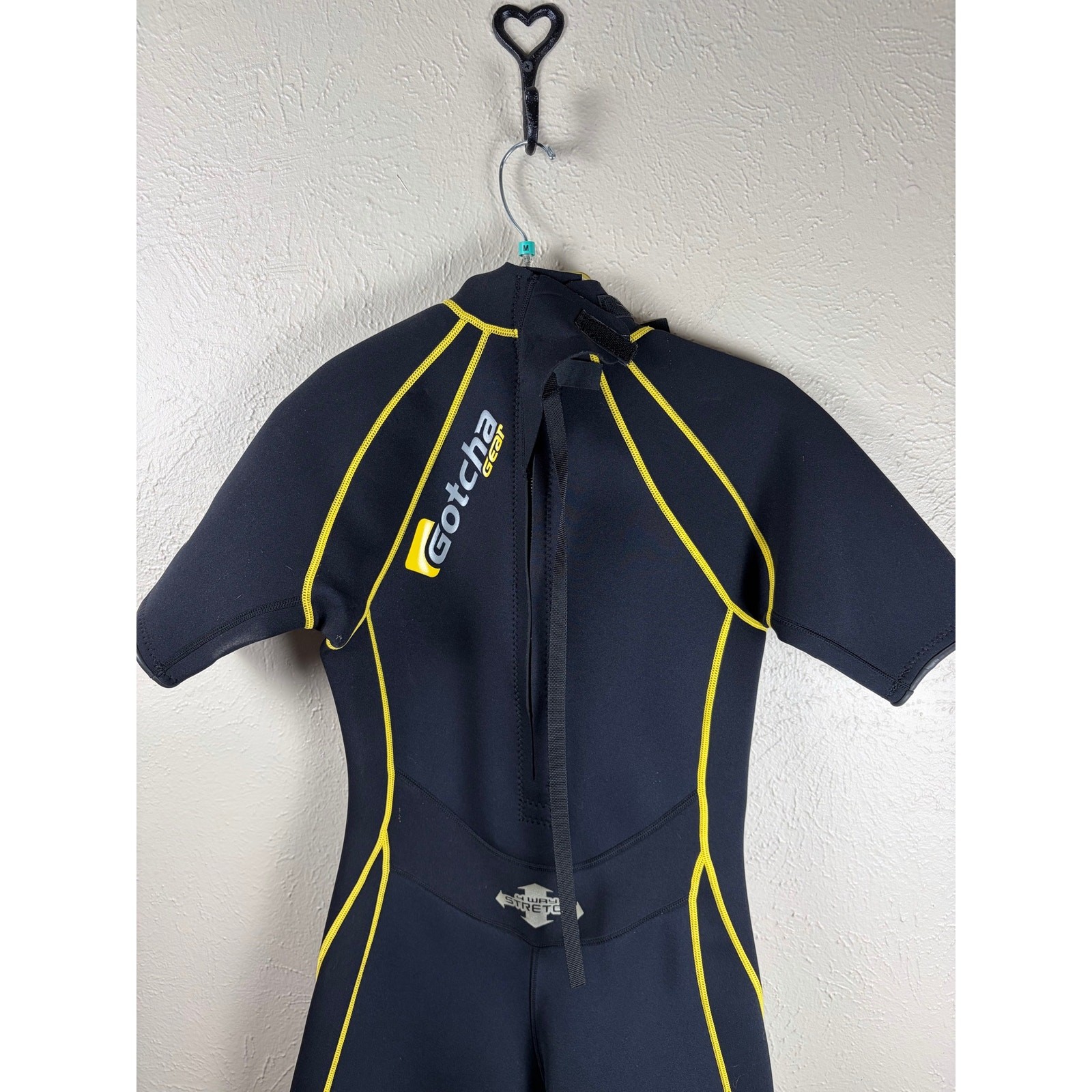 Gotcha Gear Wetsuit Mens Size Small Short Sleeve Scuba Ocean Surfing Swim Outfit