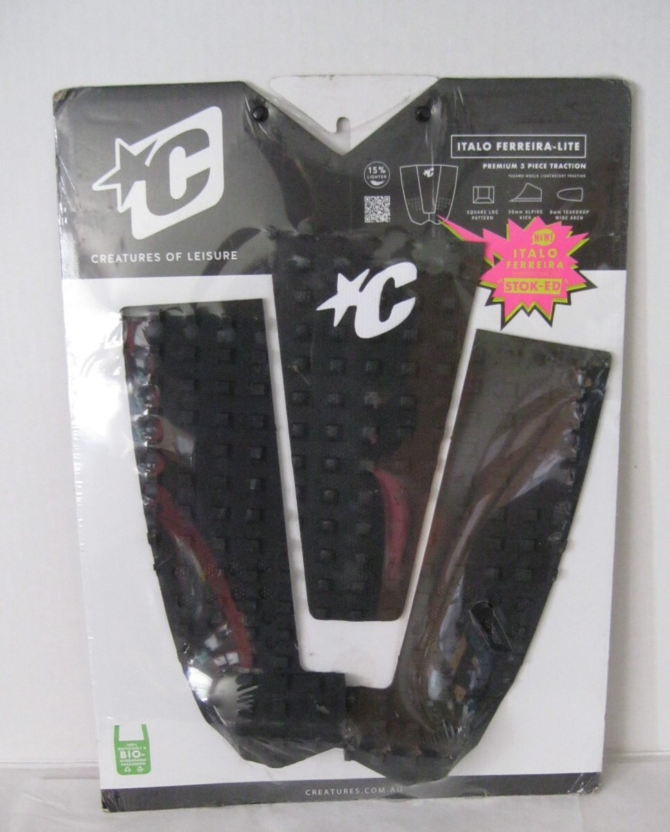 New Creatures of Leisure Italo Ferreira Lite Premium 3 Piece Traction Black