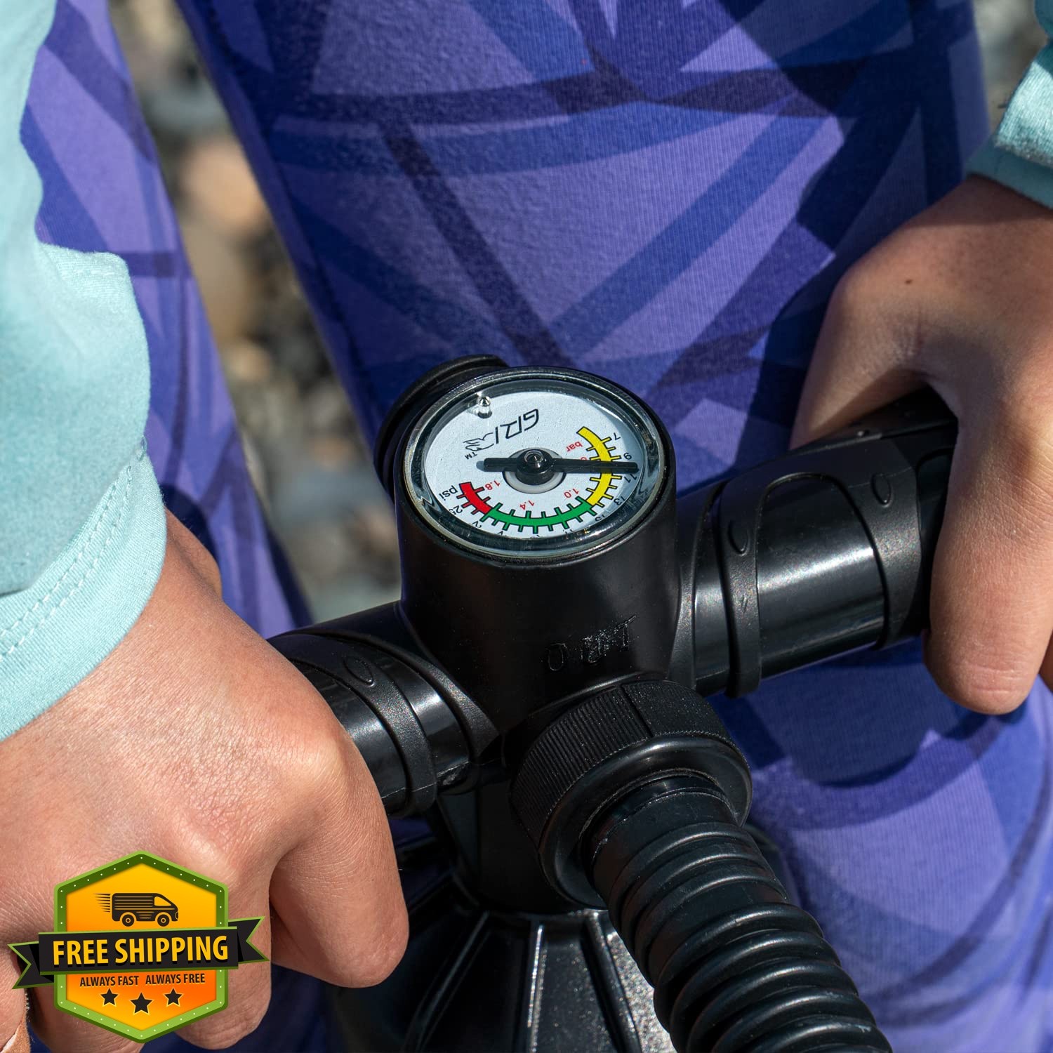 Seamax SUP hand pump, 27 PSI