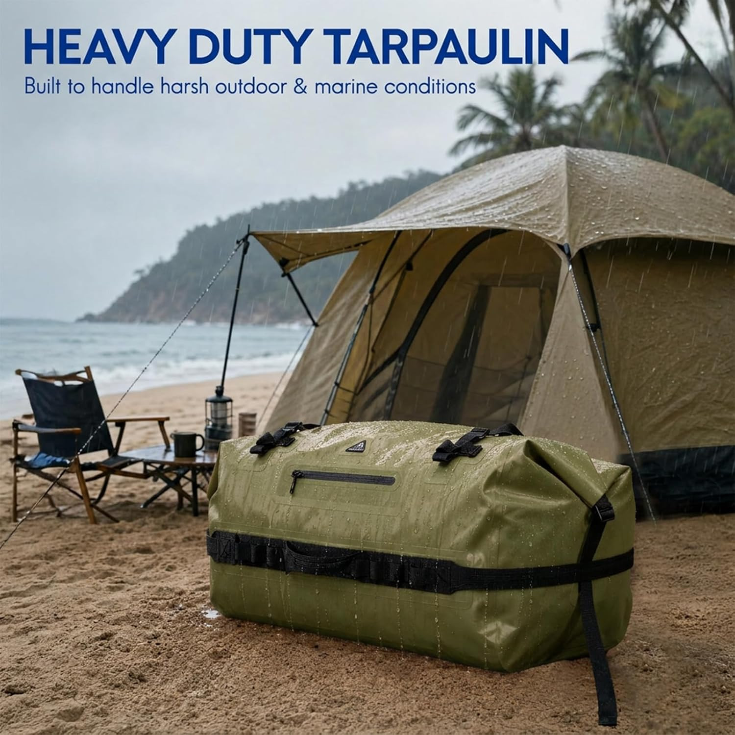 60L/90L Waterproof Dry Duffle Backpack for Boating, Kayaking & Travel