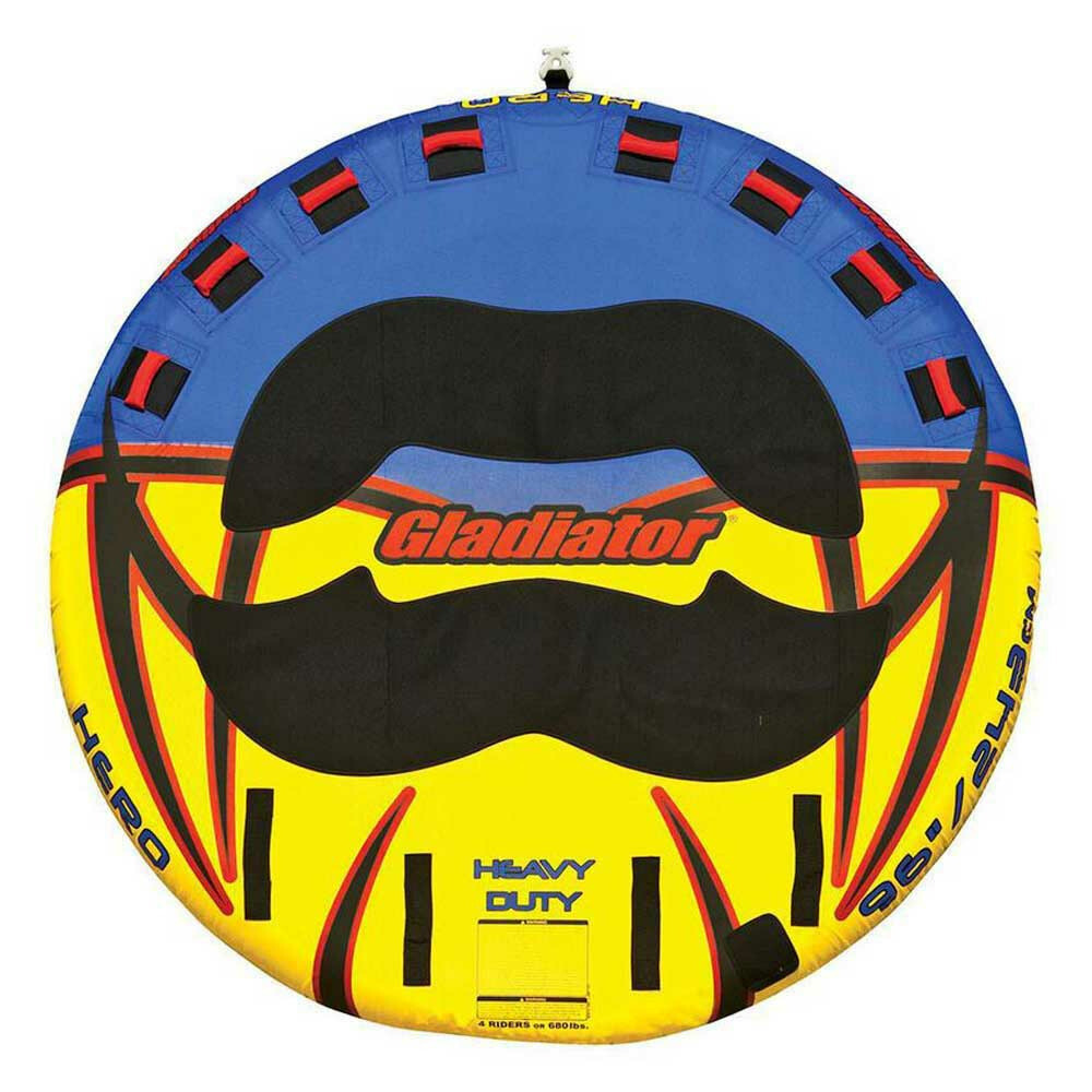 Gladiator Boat Inflatable Towable Tube 357464 | Hero 4-Person
