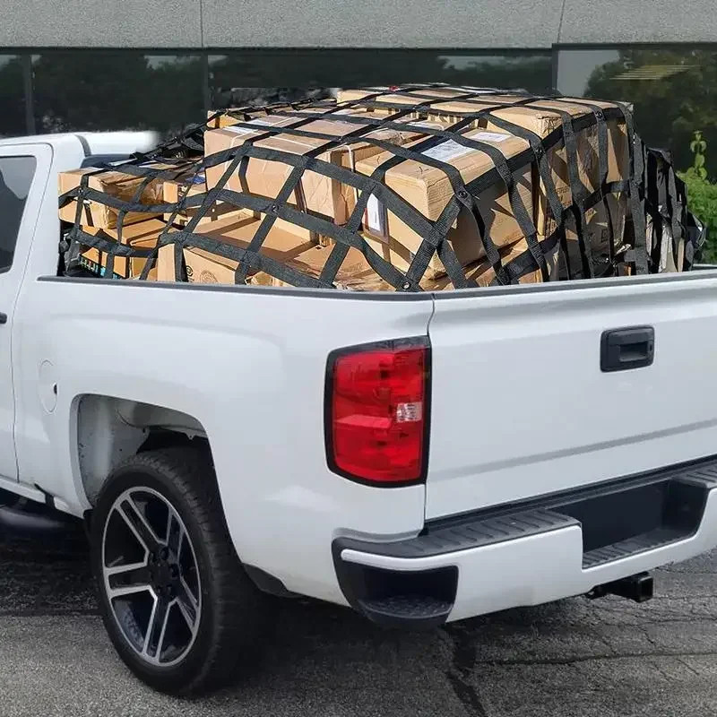 Heavy Duty Roof Rack Cargo Net PVC Webbing Truck Pickup SUV Van Cargo Safetyweb