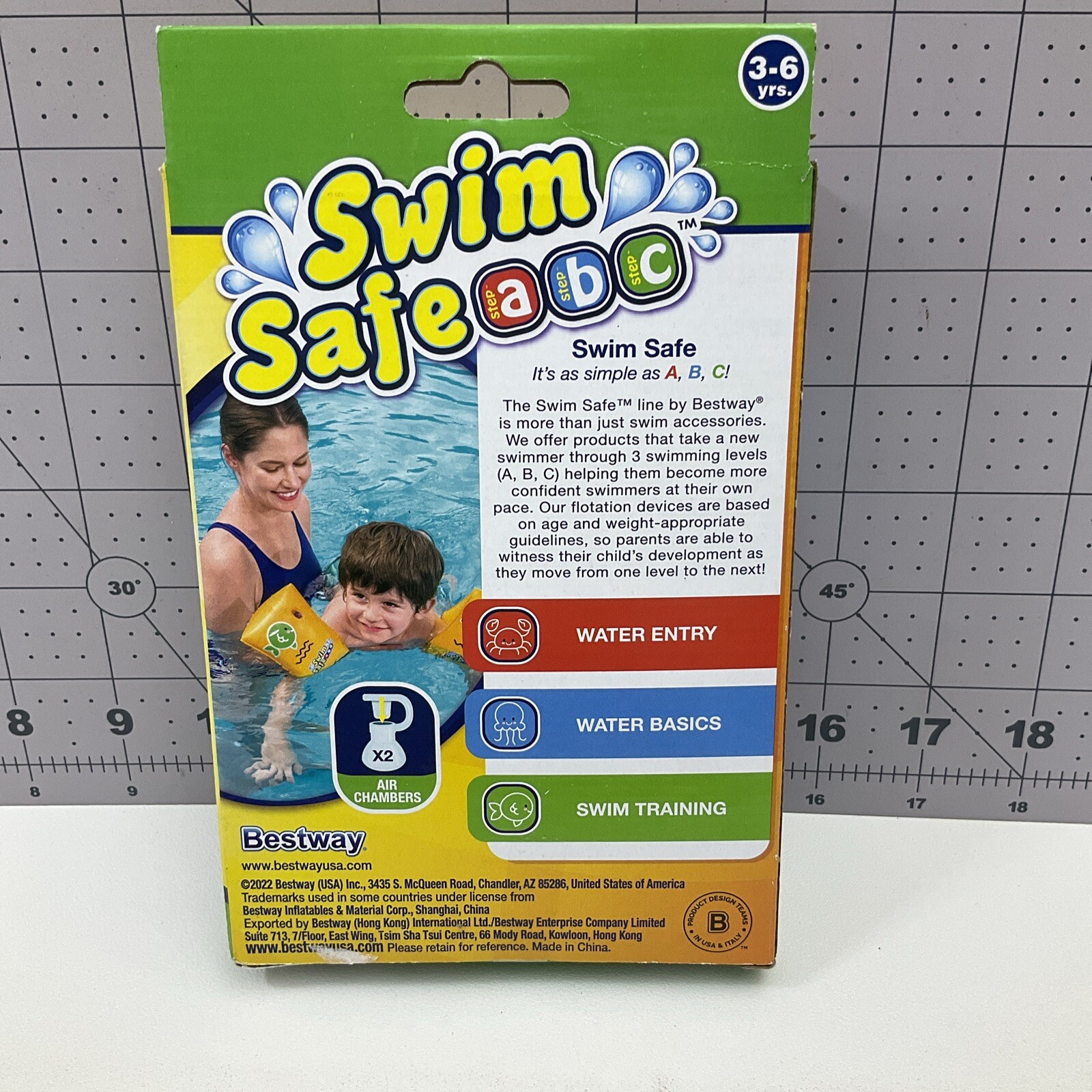 Swim Safe ABC Yellow Armbands Swimming Size S/M 3-6 Years