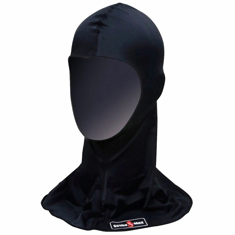 ScubaMax UV50 Spandex Hood for Warm Water Scuba Diving – Black