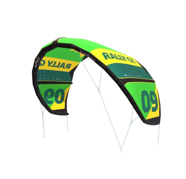 Slingshot Rally GT V2 Kite size 10.0 multi color blue,yellow,green