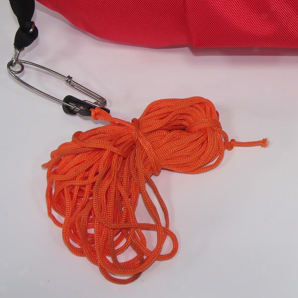 Durable Nylon Spearfishing Torpedo Buoy Snorkeling Float Dive Flag Rope Line