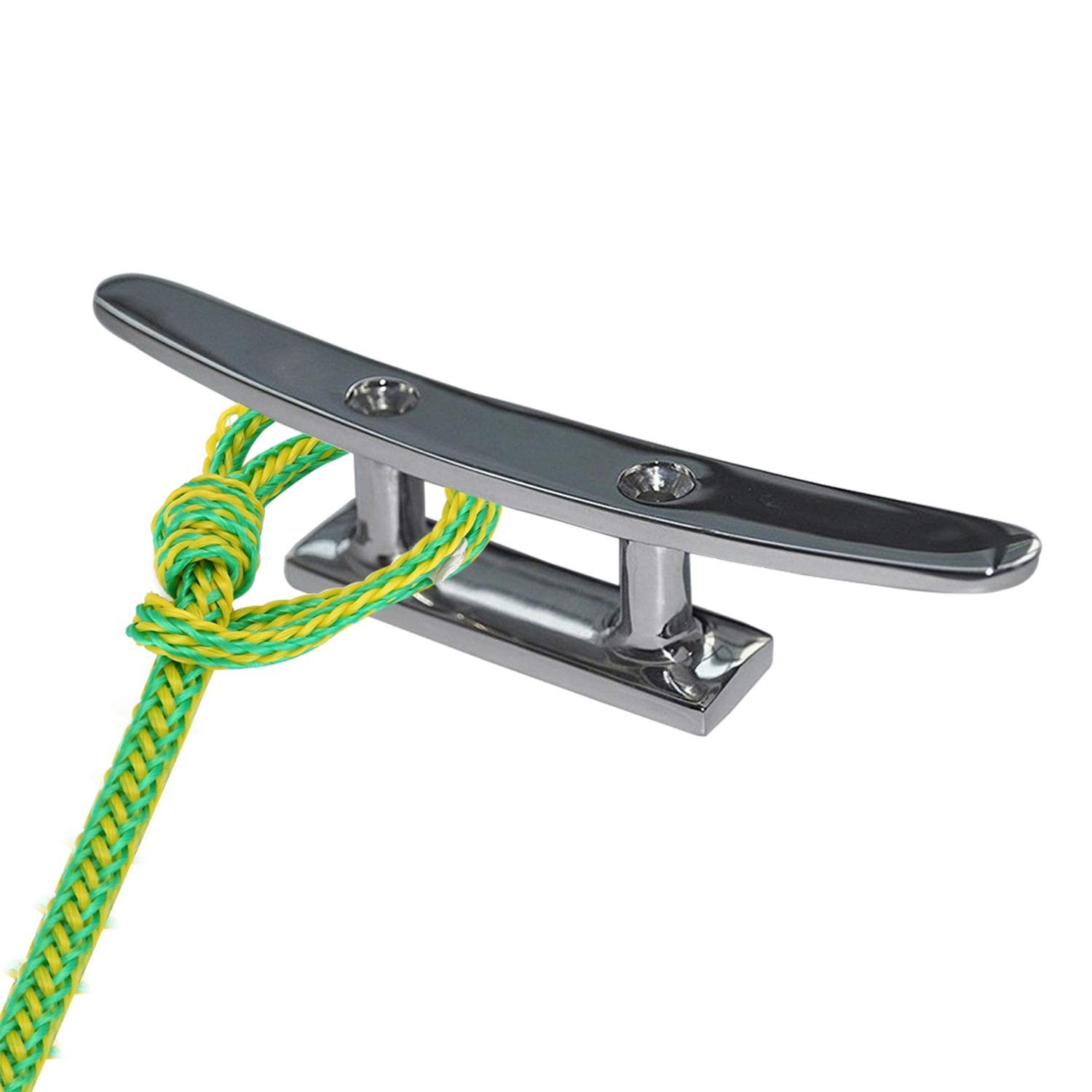 Kayak Tow Rope with Clip, Boat Dock Line with 316 Stainless Steel Hook – H