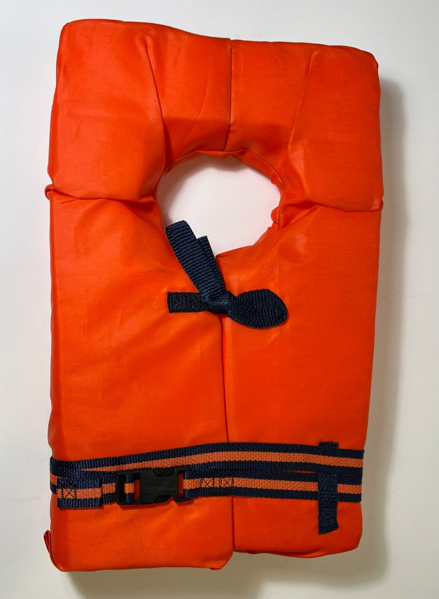 Adult’s Kent Buoyant Life Vest Supports Over 90 lbs Neon Orange TYPE 2-P.F.D USA