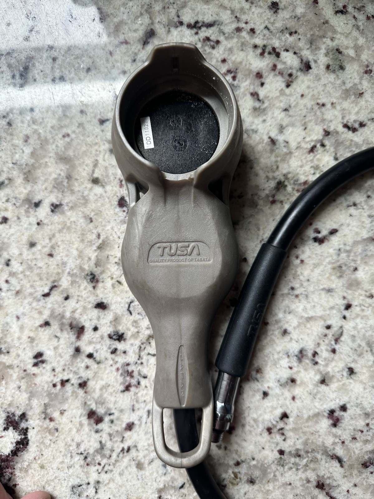 TUSA 50C Scuba 3 – gauge Console with hose. Pressure & Depth Gauge Included.