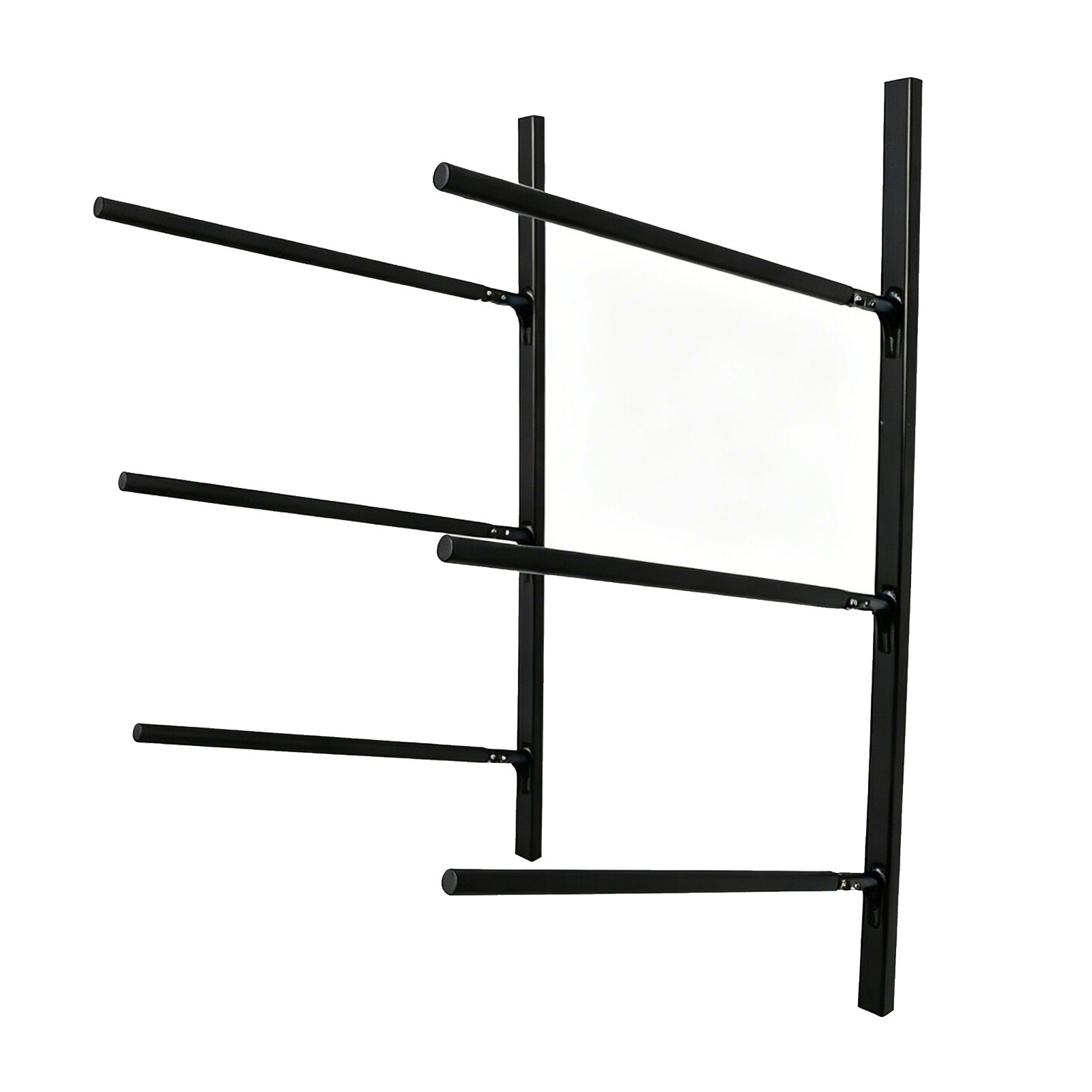 Heavy Duty T6061 Aluminum Wall Mount Rack Storage Rack Suit 3 Kayaks Or 3 Canoes