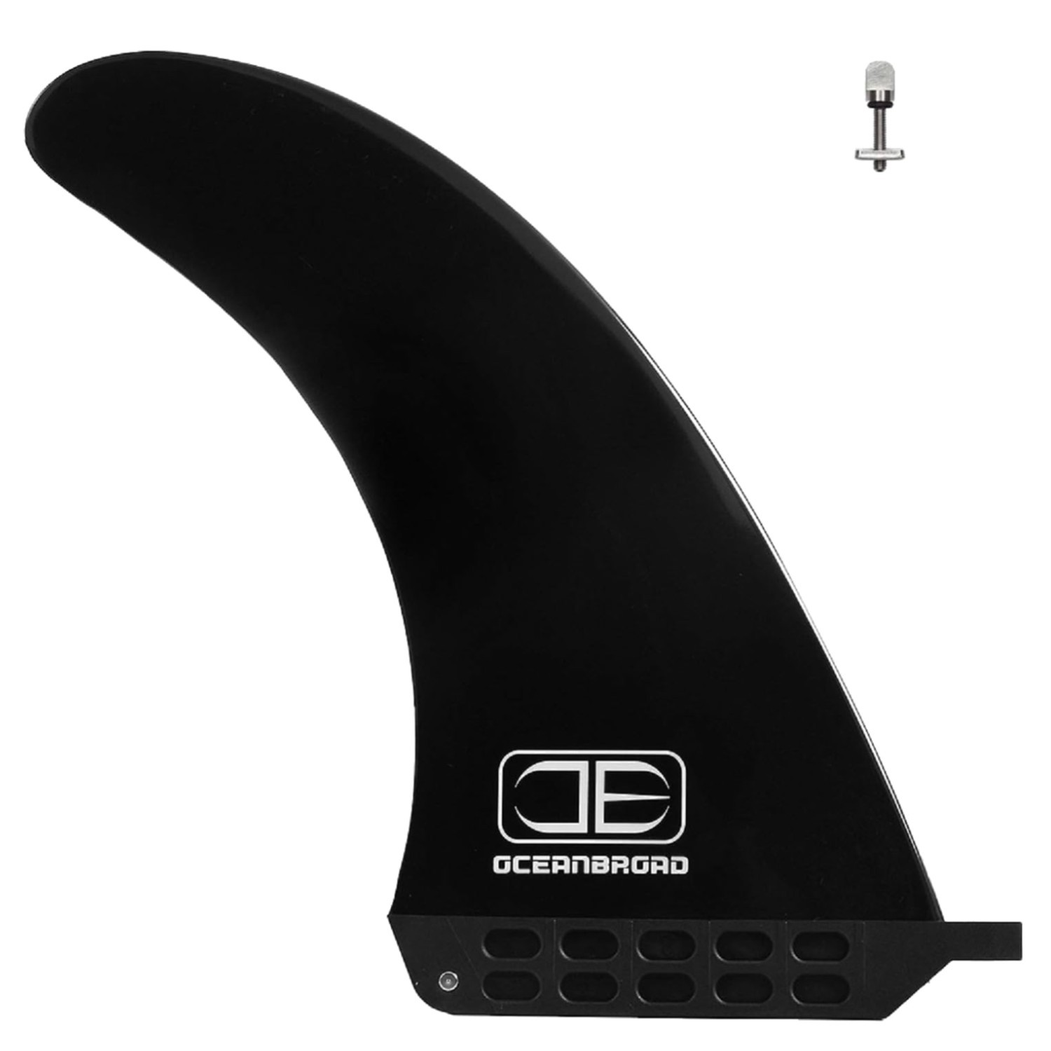 Durable 8” Single Center Fin for Surfboards and Paddleboards—Worry-Free Use