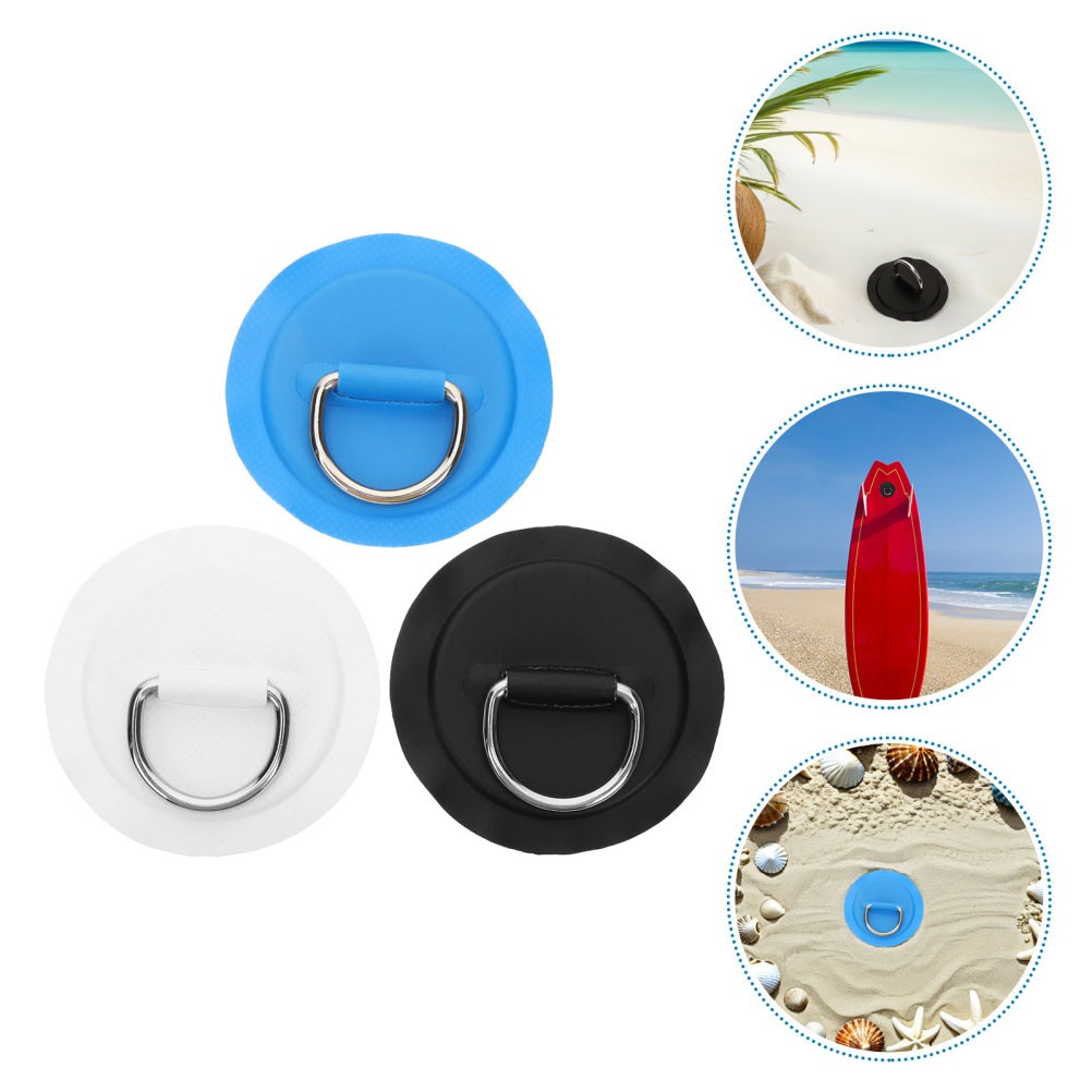 6 Pcs Surfboard Fixing Buckle Inflatable Boat Accessories Paddle Rings