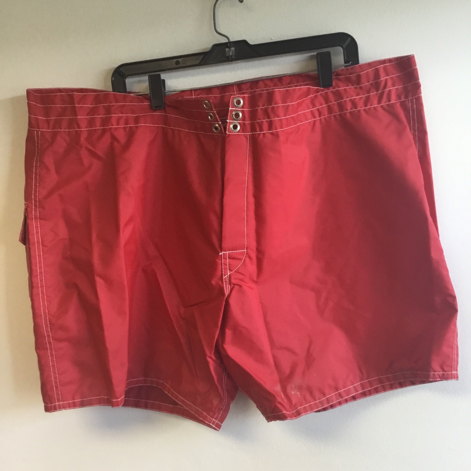 Vintage Red Bird well Shorts Surf Surfing 22” Hip To Hip, 18.5”Waist To Bottom