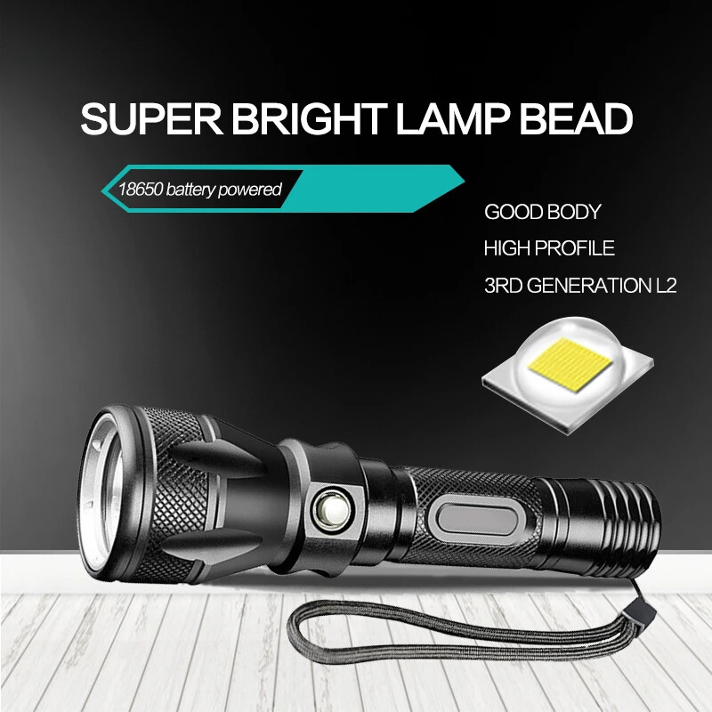 350000LM Scuba Diving Light Underwater LED Flashlight Dive Underwater Lighting
