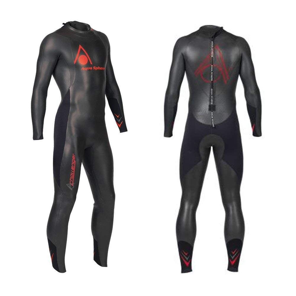 Aqua Sphere Men’s Triathlon Full Wetsuit, Challenger Size X-Small