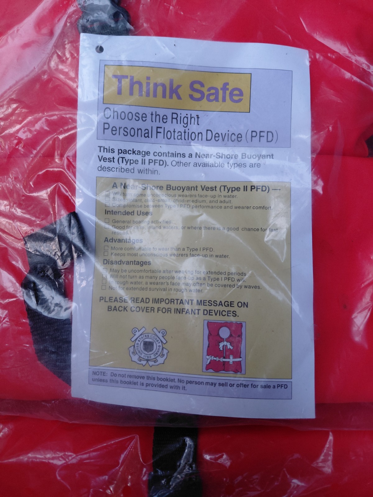 3 New Thinksafe Type 2 PFD