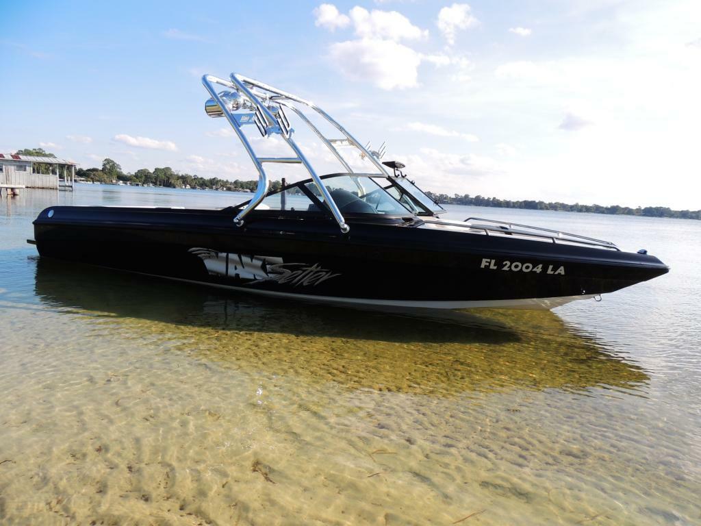 Wakeboard Tower Polished Aluminum Big Air Cuda Tower from WAKE ESSENTIALS