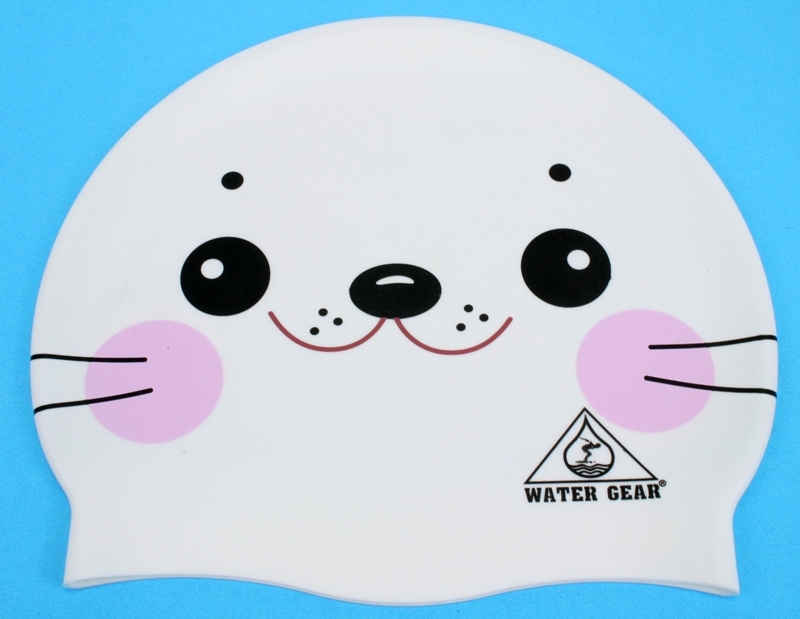 WHITE SEAL Swim Cap Silicone CRITTER Learn to Swimming 39700WS Kids Pool Toy NEW