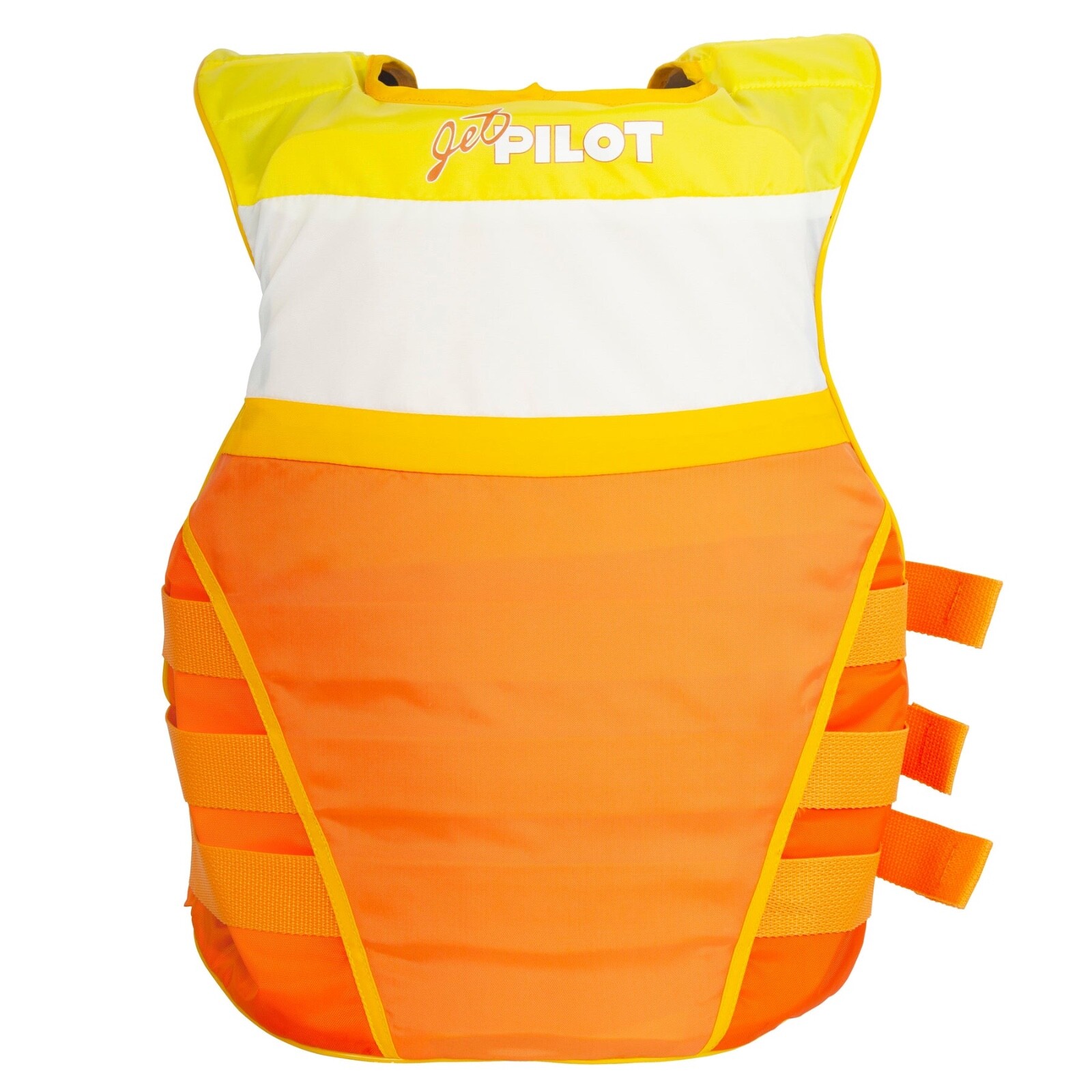 JETPILOT Vintage Nylon CGA 3-Buckle PFD Blue Gray Orange PFD Life Vest JP23212