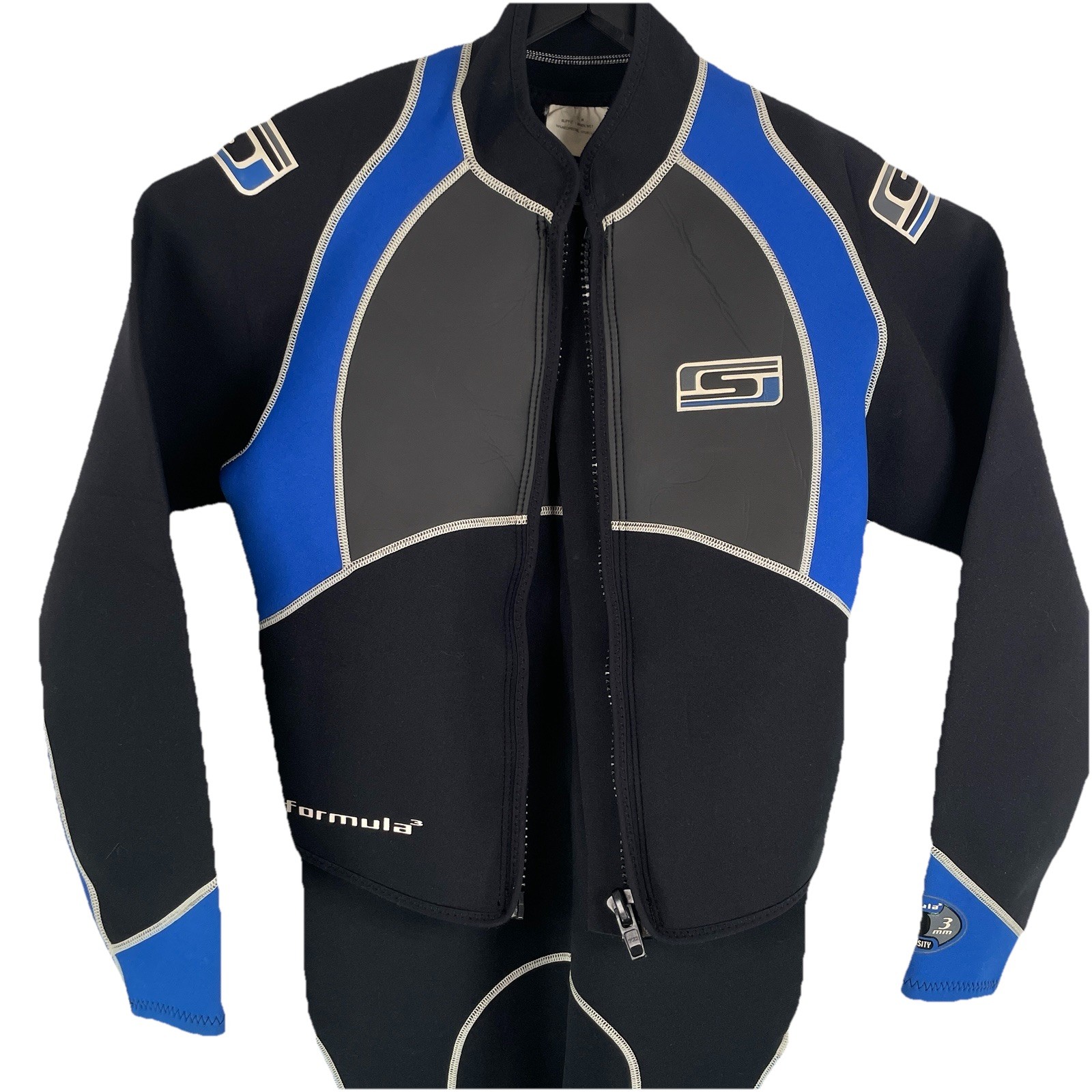 Slippery When Wet Formula 3 Wetsuit 2 Pc Womens Medium Scuba Diving Multidensity