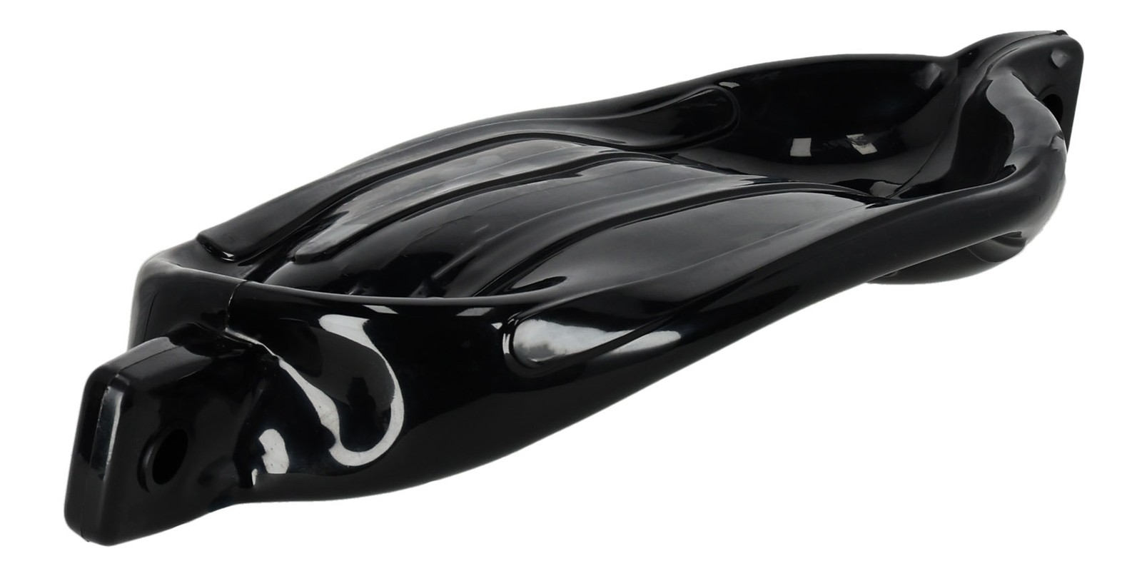 (2) Rockville FEN165-BLACK 6.5″x23″ Boat Fenders + 10 Foot Line Marine Bumpers