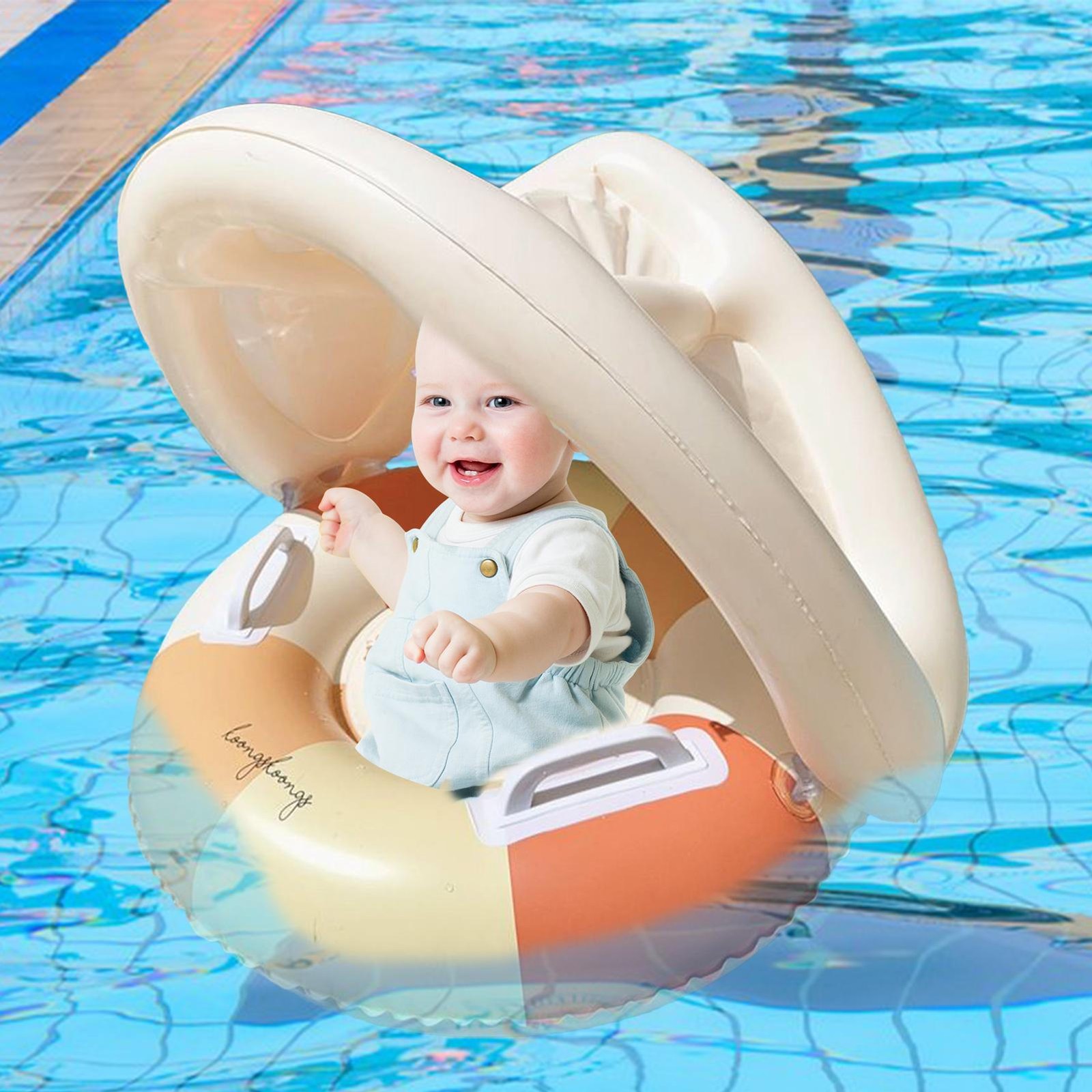Baby Pool Float Inflatable Swimming Ring Seat Toddles Kids Swim Pool Safety