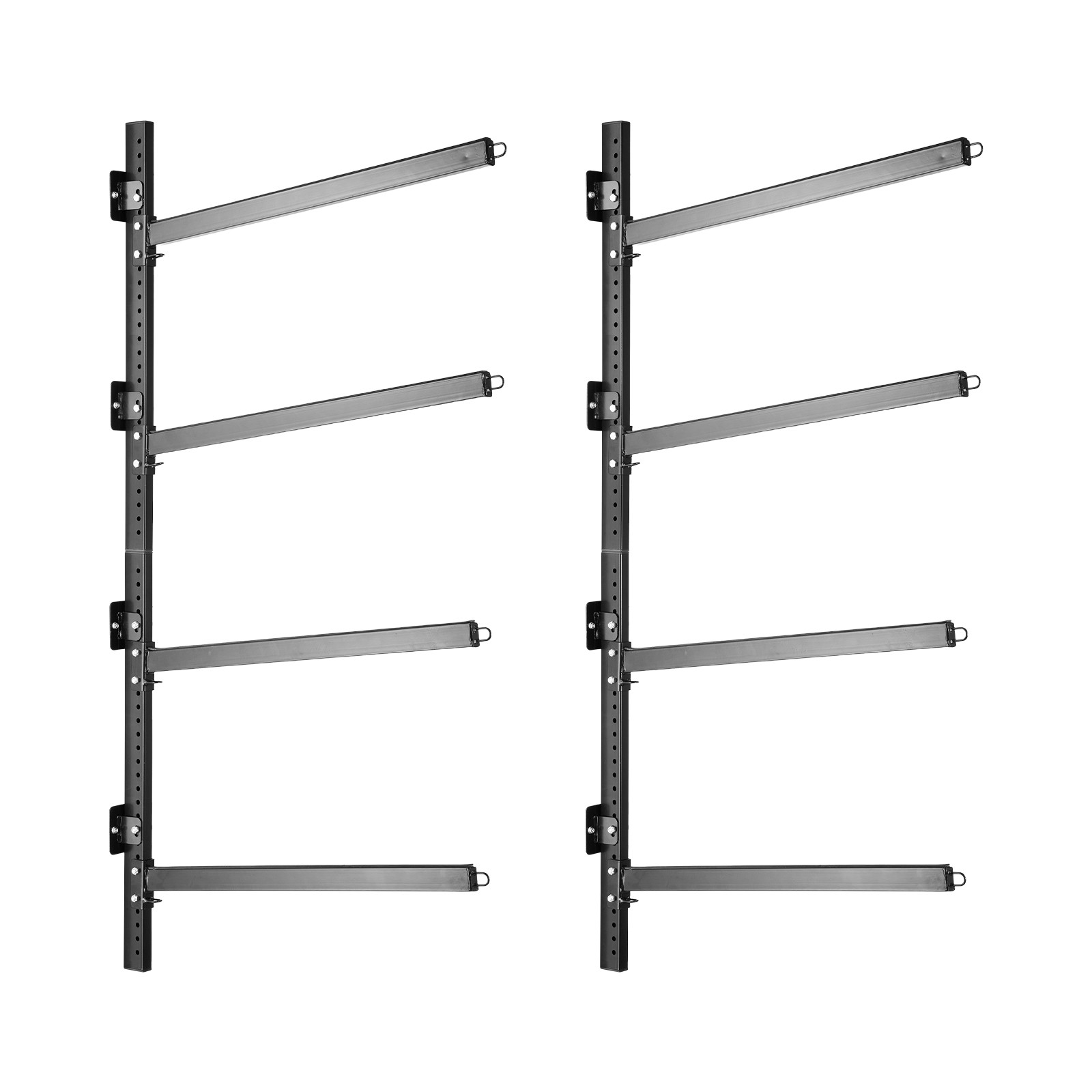 Uimoso Wall-Mounted Rack for Kayaks and Paddleboards, 4 Units, 300 lbs Capacity