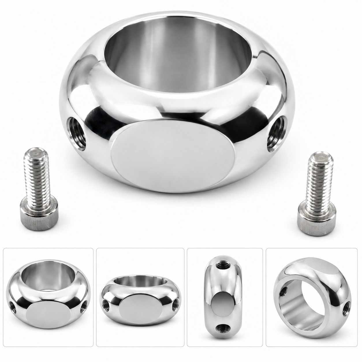 2 each aluminum wakeboard tower bimini top clamp 1 7/8 inside diameter