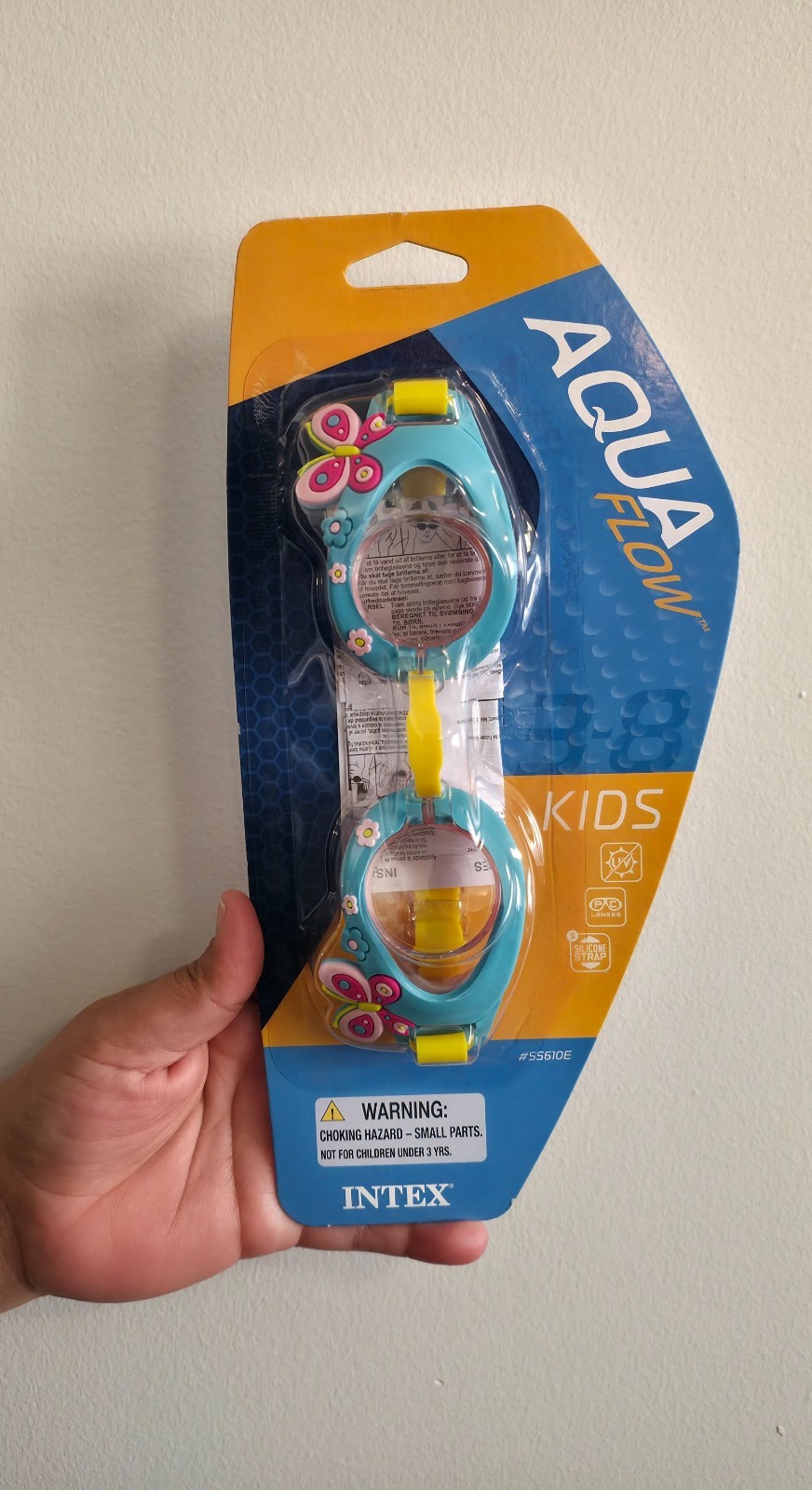 Intex Fun Goggles Butterfly for Kids +3 years UV Protection