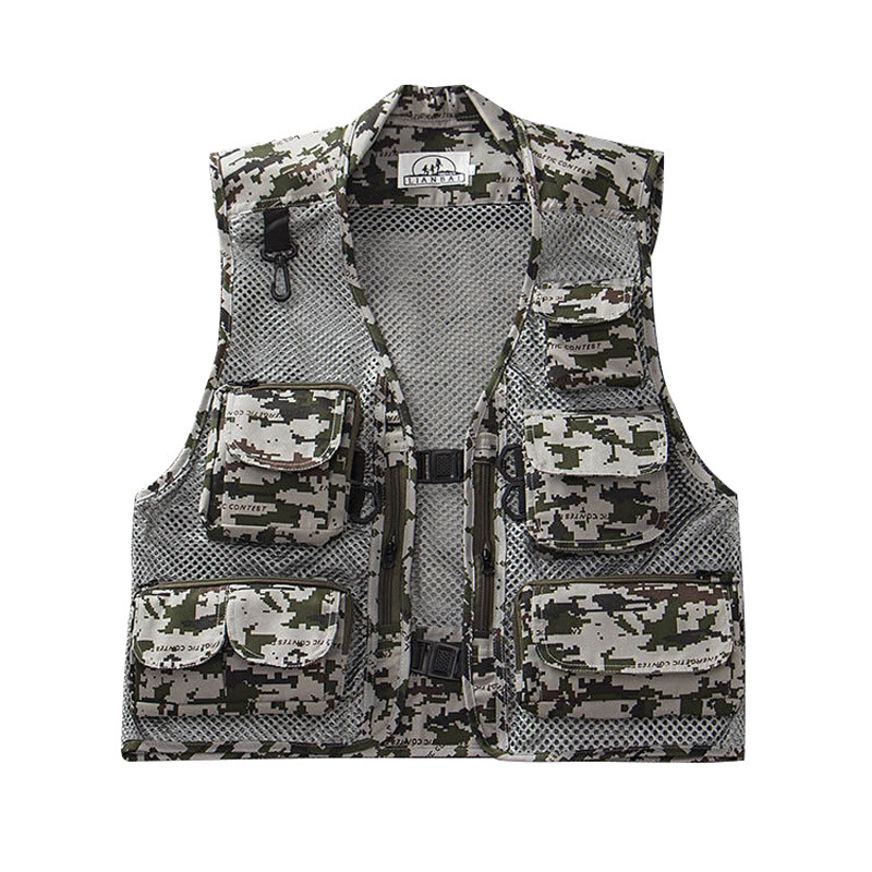 Fishing Vest Jacket for Men Women Utility Vest with Pockets Breathable Quick Dry
