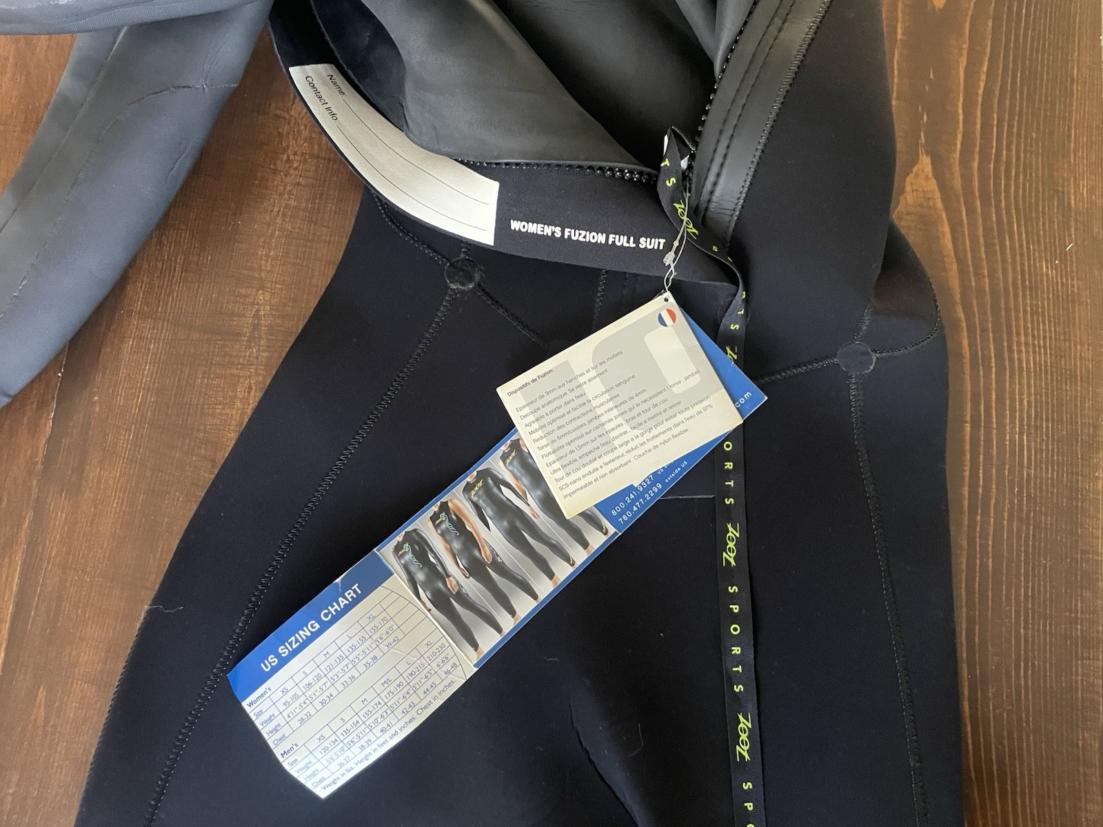 Zoot Fuzion Full Body Wetsuit Womens L New w Tags – MSRP $280