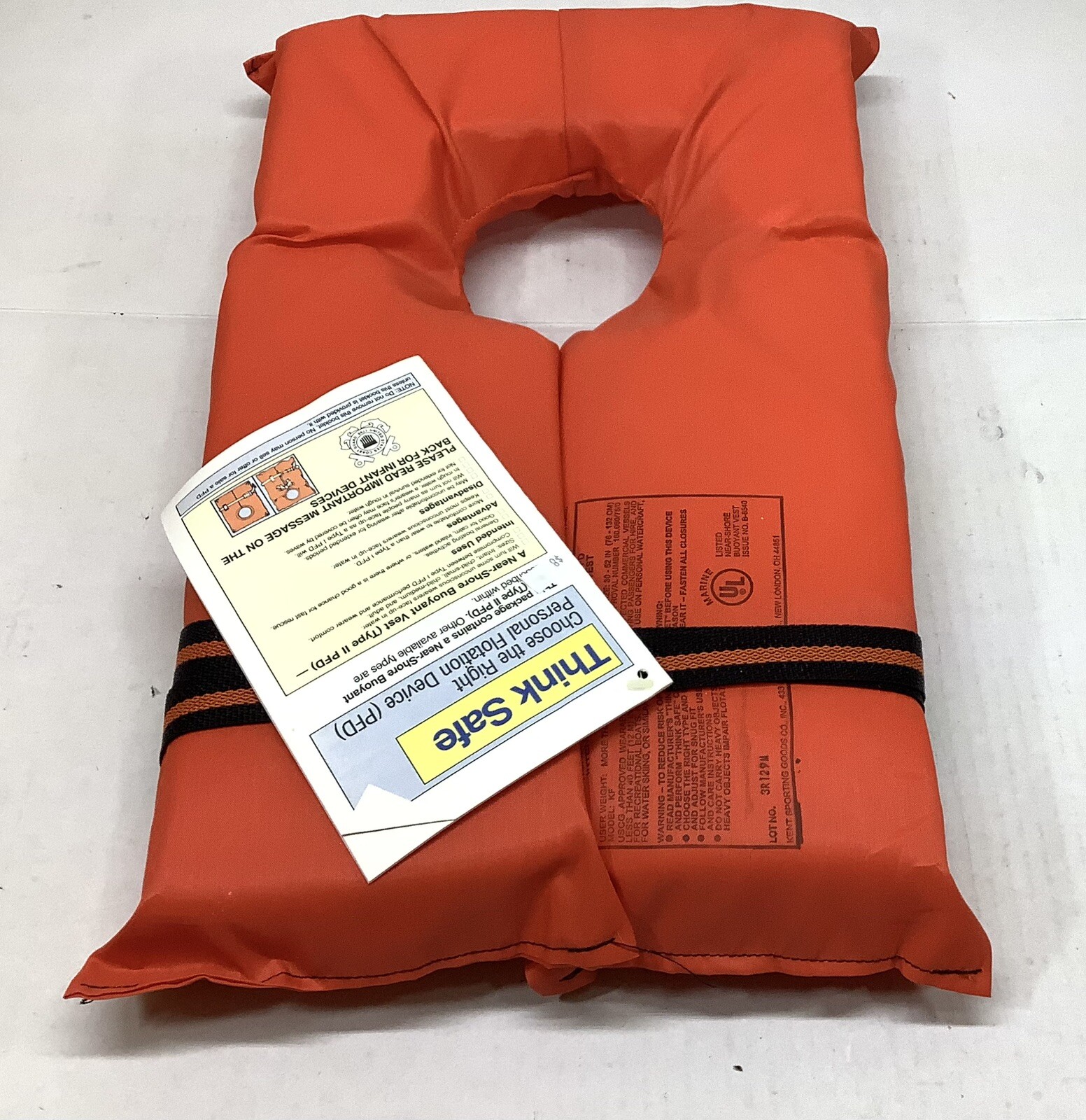 Kent Buoyant Life Vest Safety Equipment for Water Recreation Adults Over 90 LBS