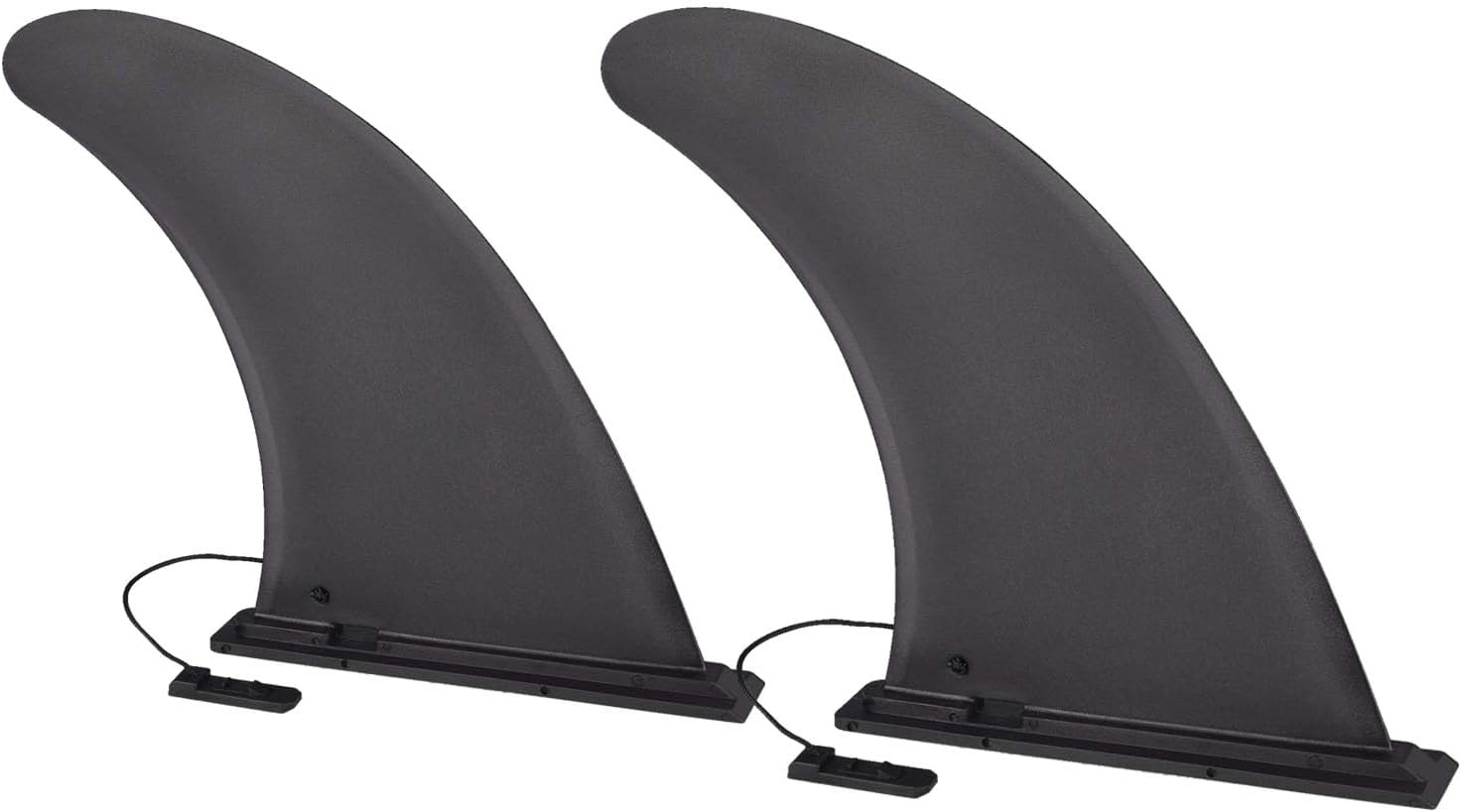 9” Paddle Board Fin Universal, 2PCS Slide-In Center Fin Replacement for Inflata