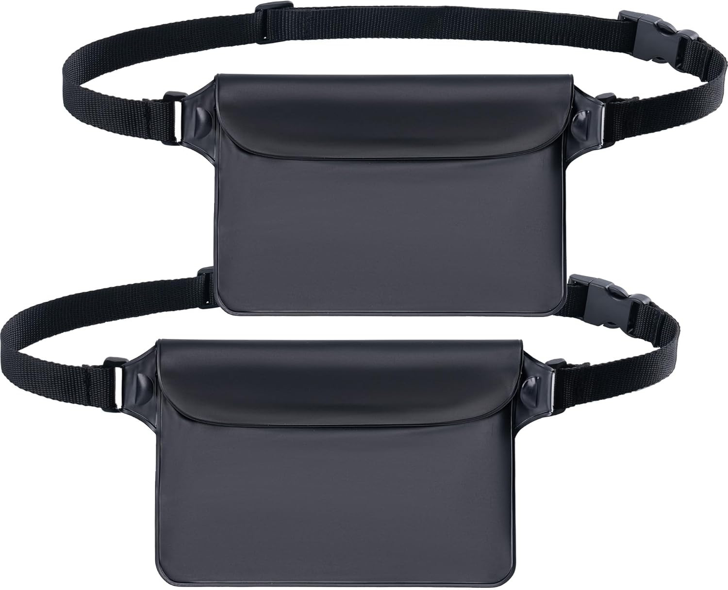 2-Pack Waterproof Pouch with Adjustable Waist Strap | Screen Touch Sensitive Dry