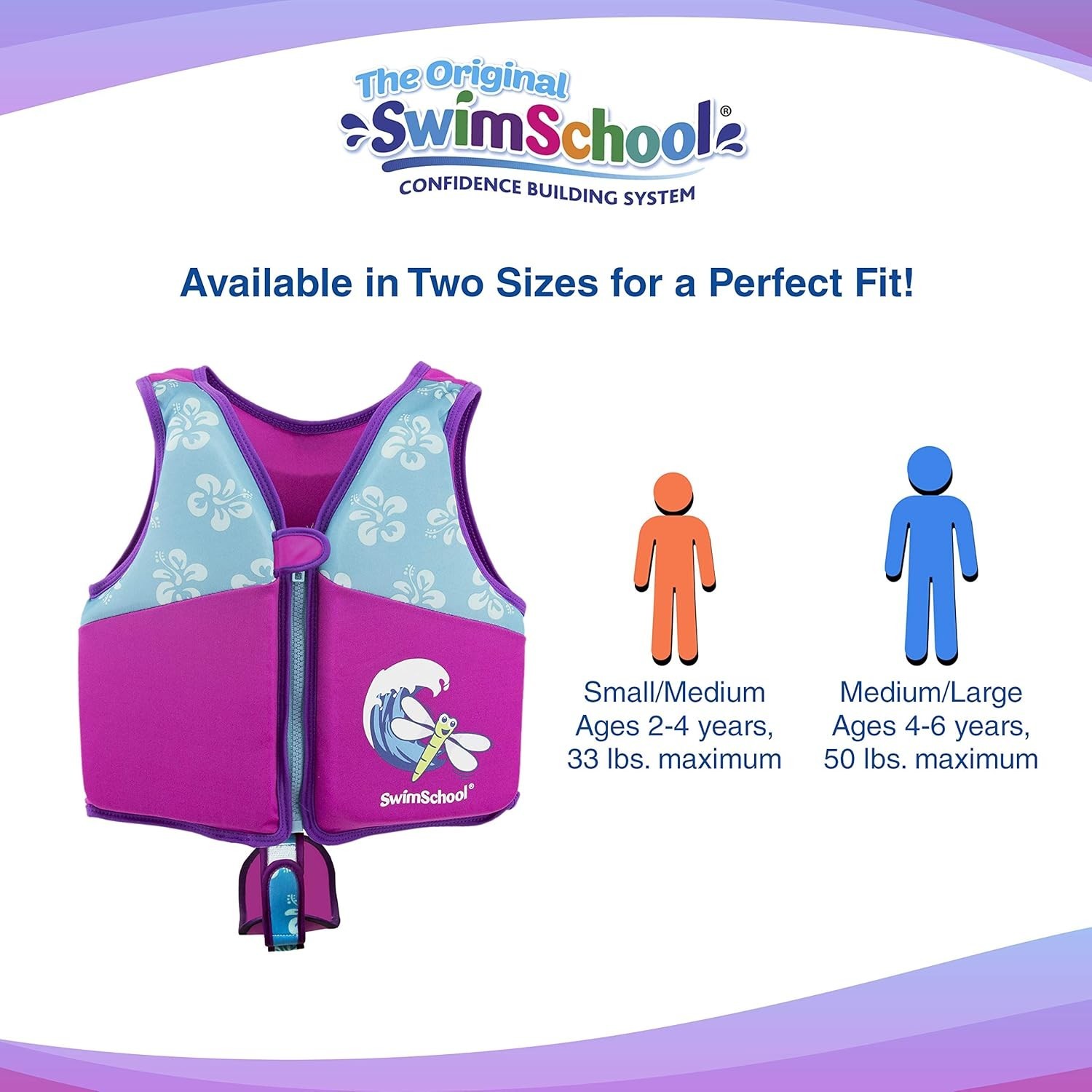 Adjustable Kids Swim Trainer Vest for Ages 2-6 – Confidence in the Water!