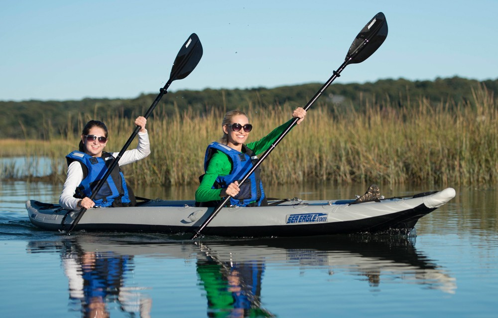 Classic 385ftc FastTrack 2 Person Kayak Package – FREE S&H, 3 YR WARRANTY