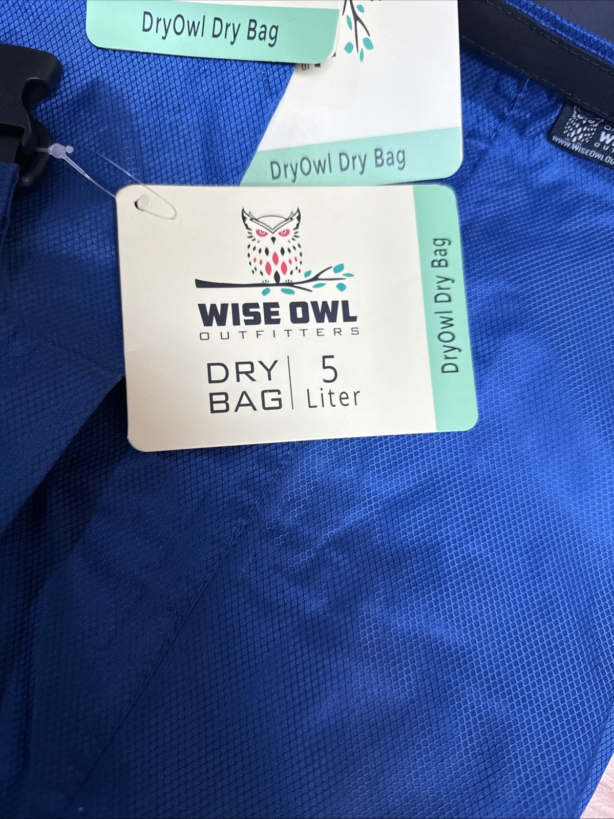 Lot Of 25 Wise Owl Blue 5L Waterproof Dry Bags