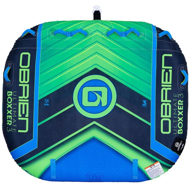 O’BRIEN ULTIMATE BOXXER 3 PERSON TOWABLE TUBE GREEN / BLUE